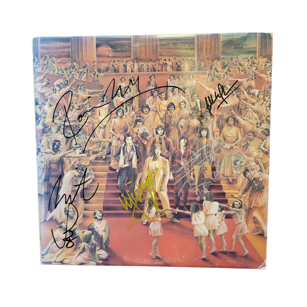 Rolling Stones - Its only Rock and Roll - signed lp by 5 band members