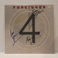Foreigner - 4 - signed lp by 4 band members