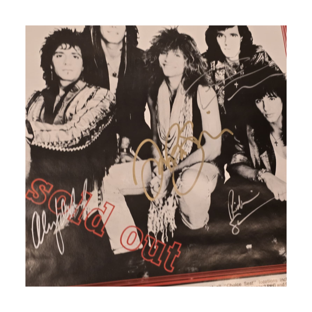 Bon Jovi - Slippery When Wet  - signed Event Poster by all 5 members