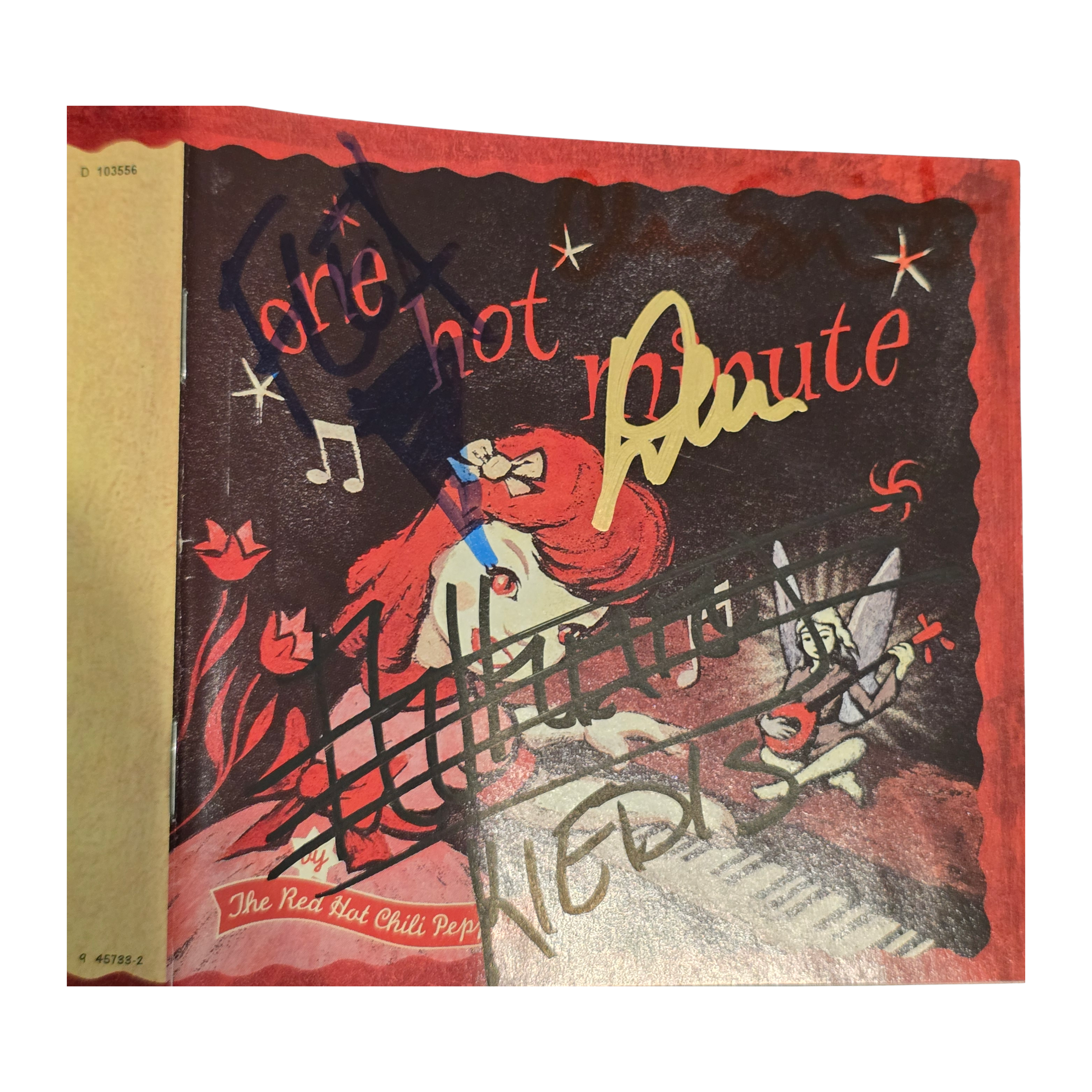 Red Hot Chili Peppers- One Hot Minutes - signed cd by 4  band members