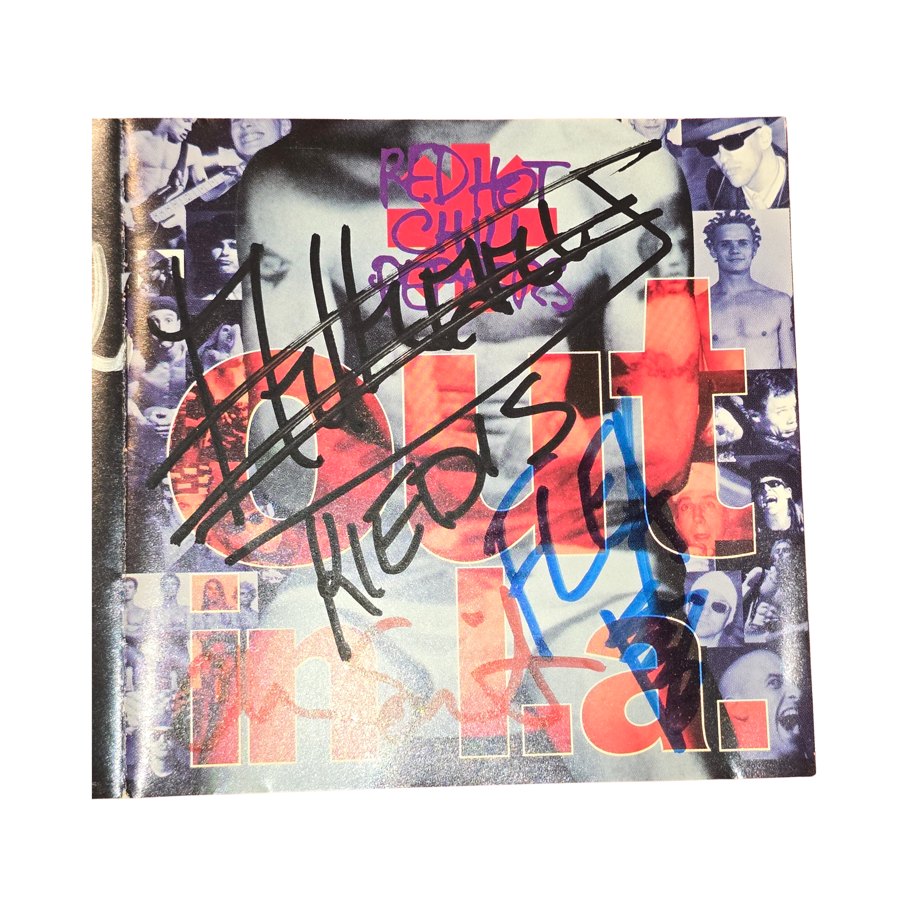 Red Hot Chili Peppers - Out In L.A - signed cd by 4  band members