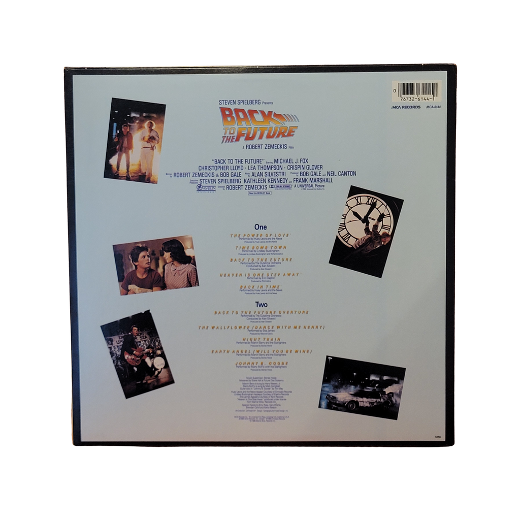 Michael J Fox - Back to the future soundtrack - signed lp