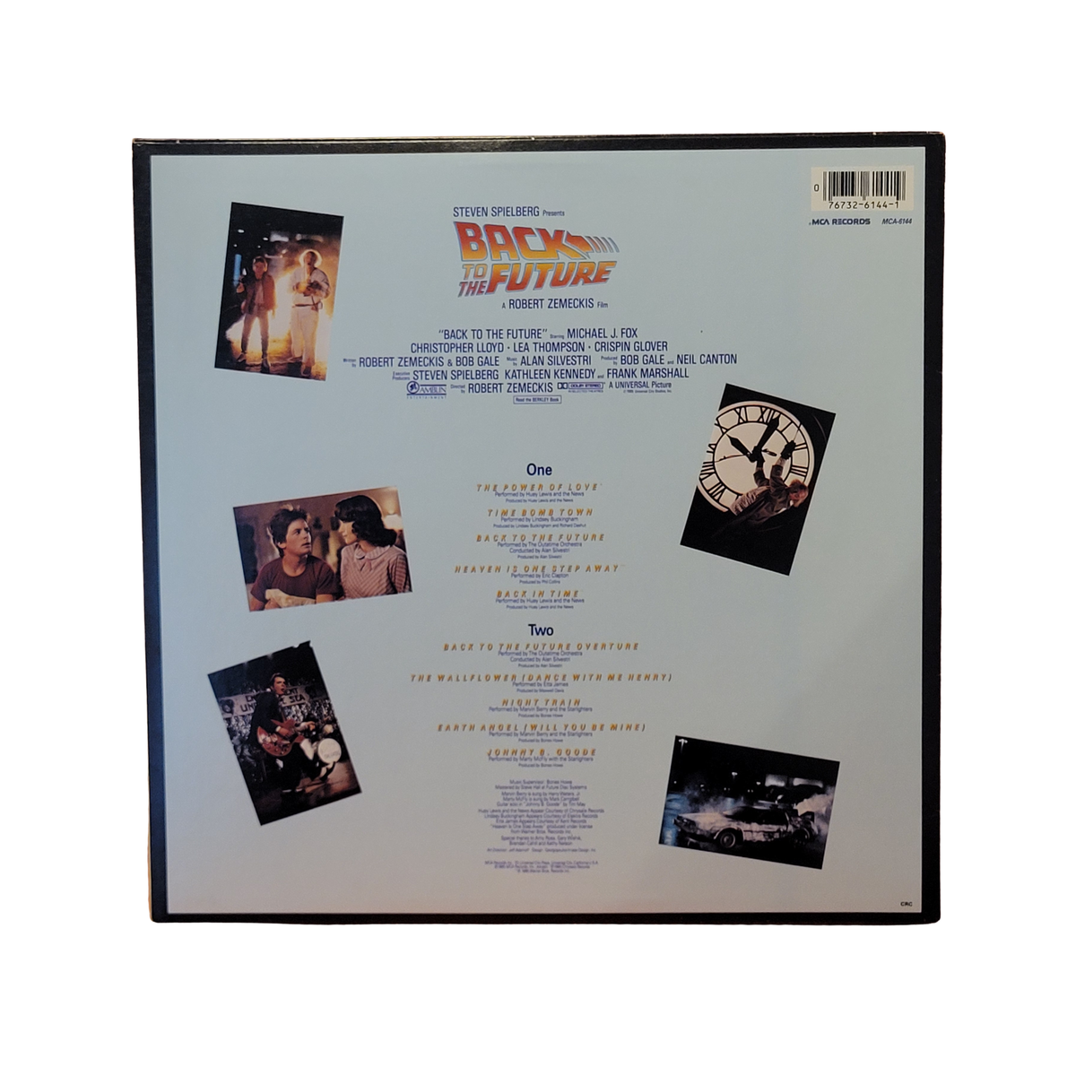 Michael J Fox - Back to the future soundtrack - signed lp