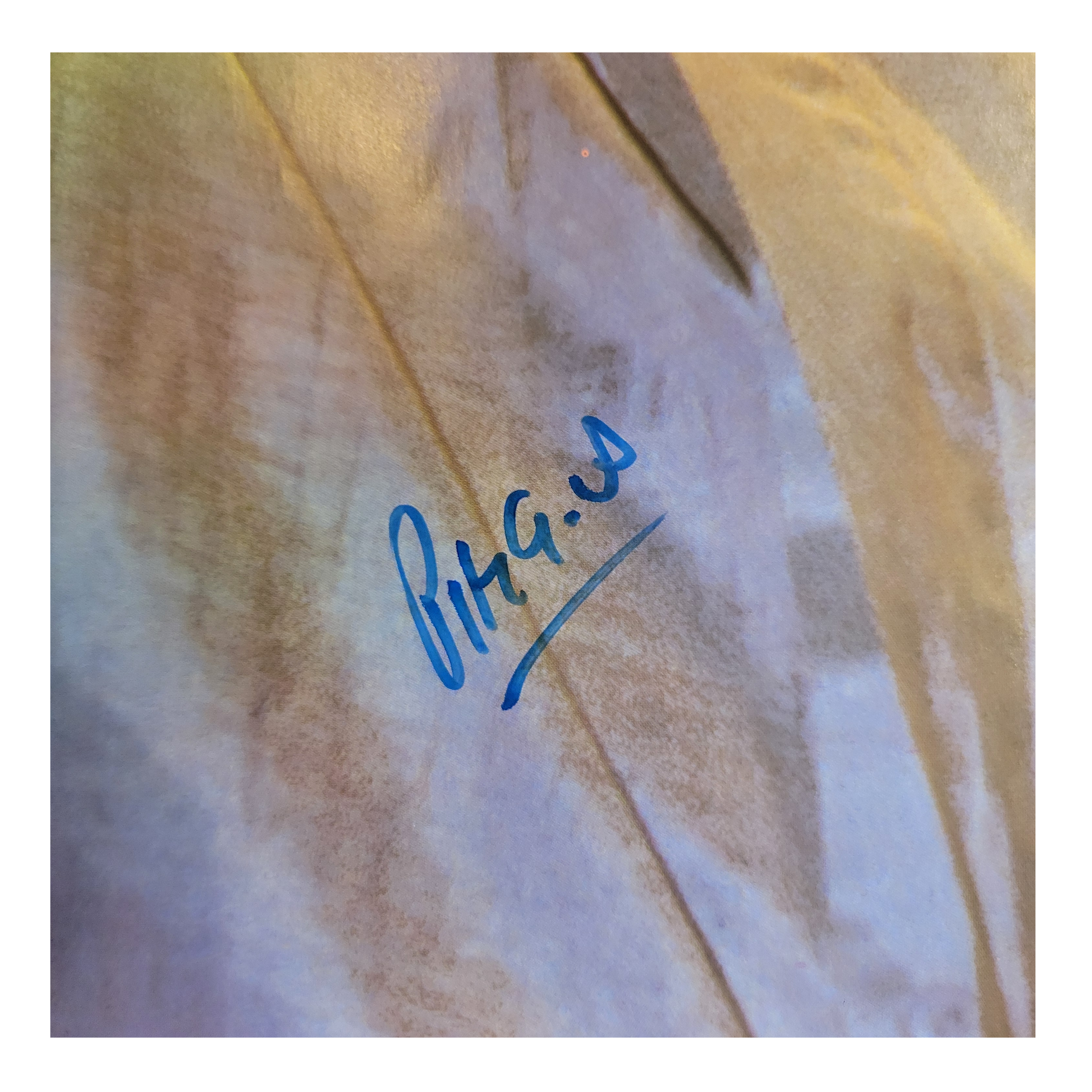 Peter Gabriel - 1986 - signed poster