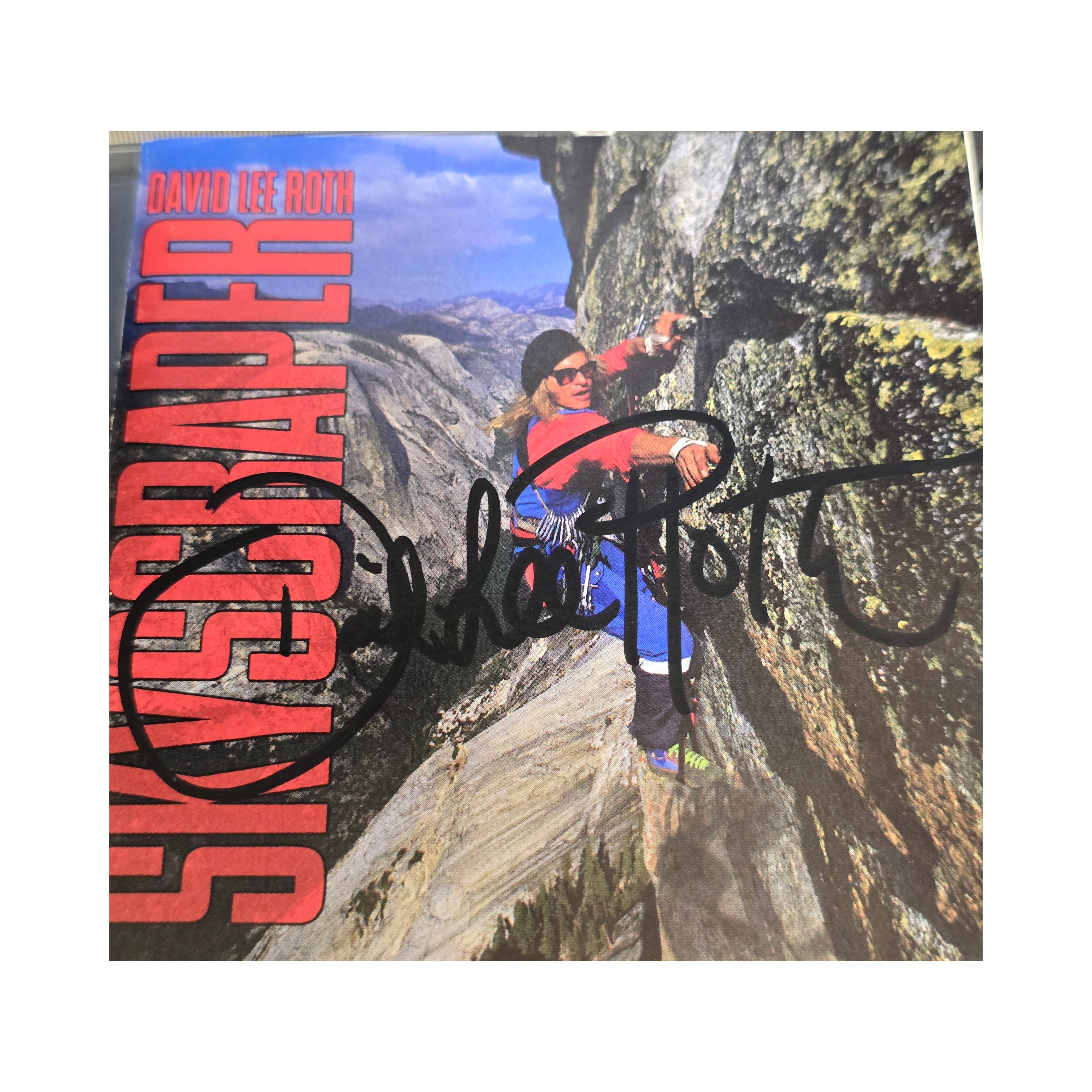 David Lee Roth - Skyscraper - signed cd