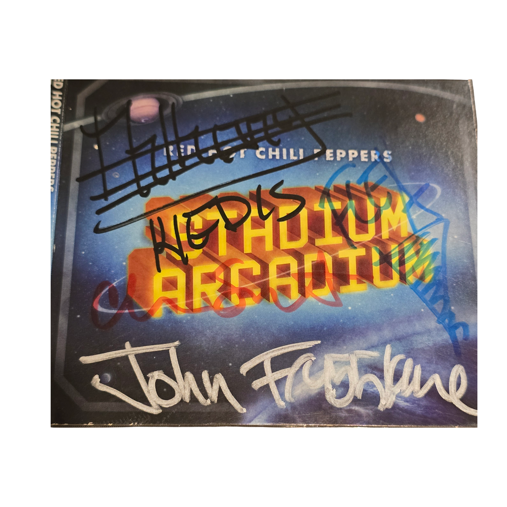 Red Hot Chili Peppers - Stadium Arcadium- signed cd by 4 band members