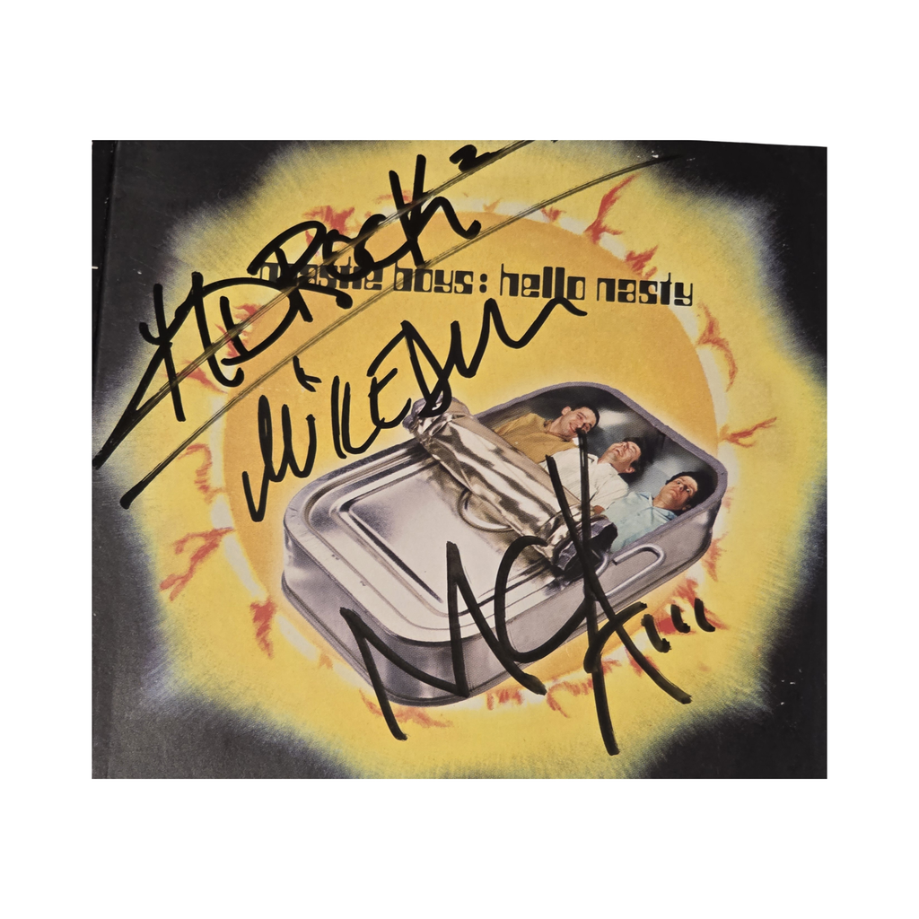 Beastie Boys - Hello Nasty - signed cd by 3 band members