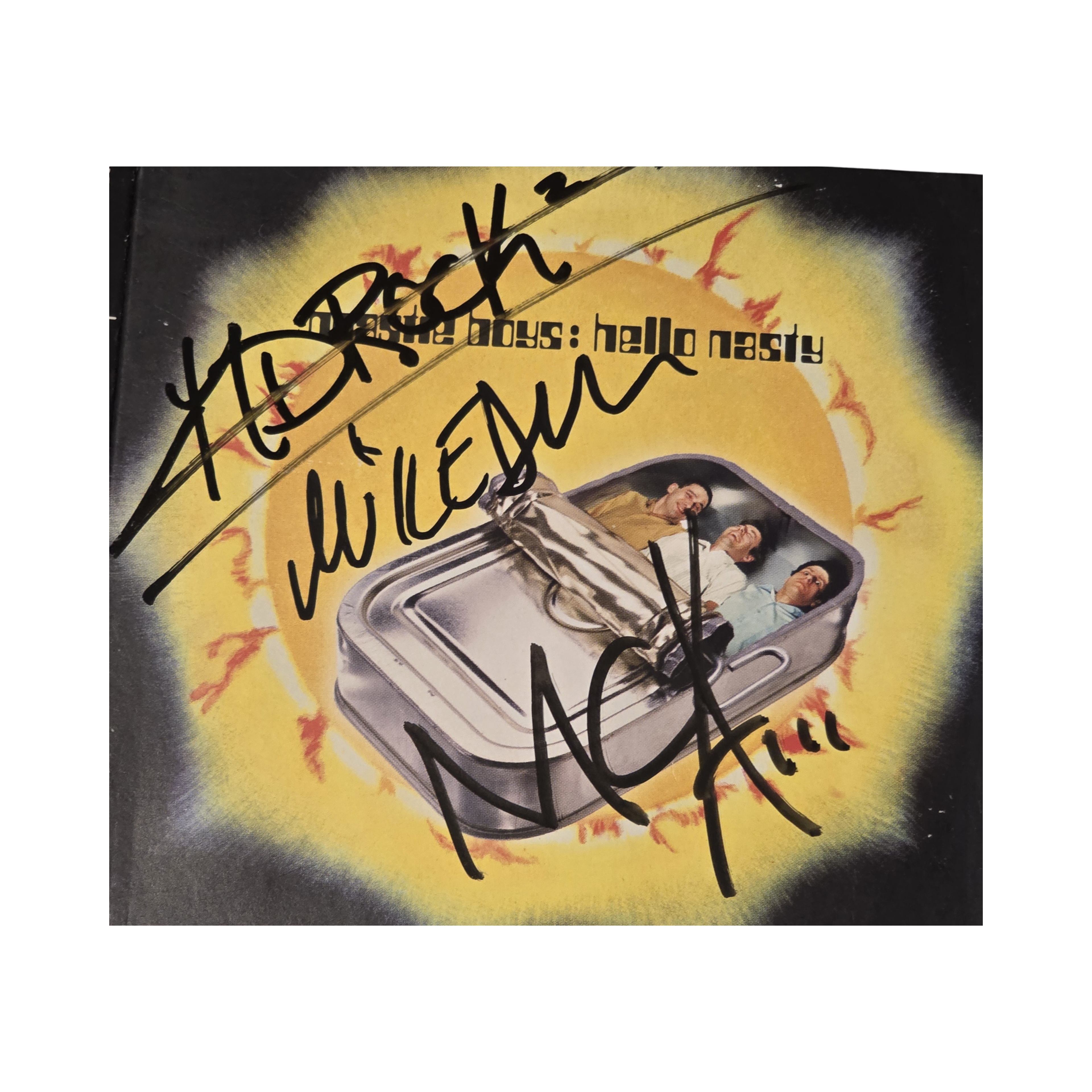 Beastie Boys - Hello Nasty - signed cd by 3 band members