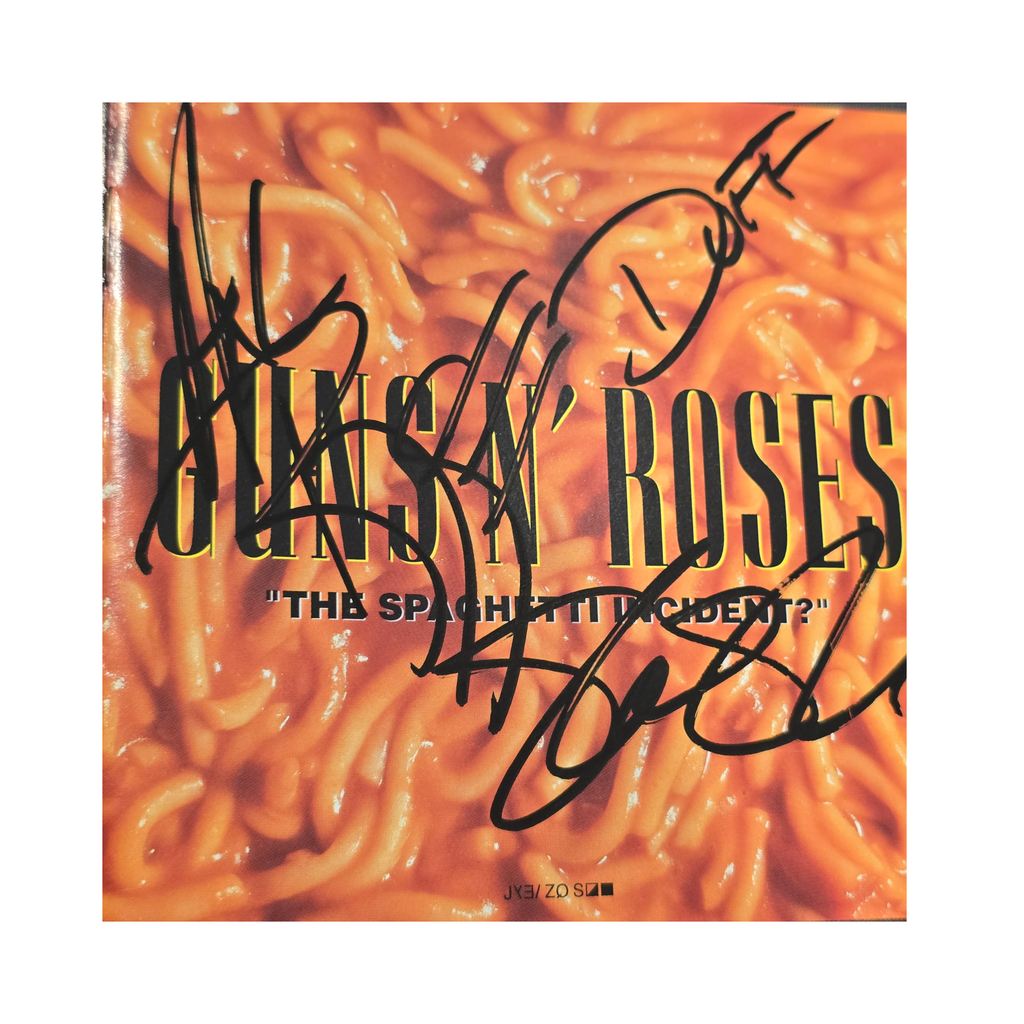 Guns N Roses  - Spaghetti Incident - signed cd by 5 band members