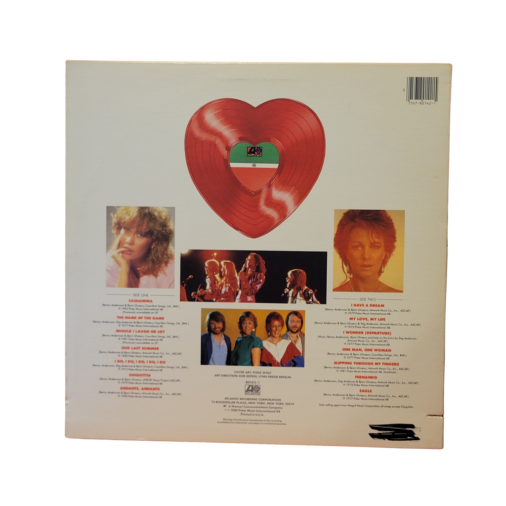 ABBA -  I love ABBA  - signed lp by 4 band members