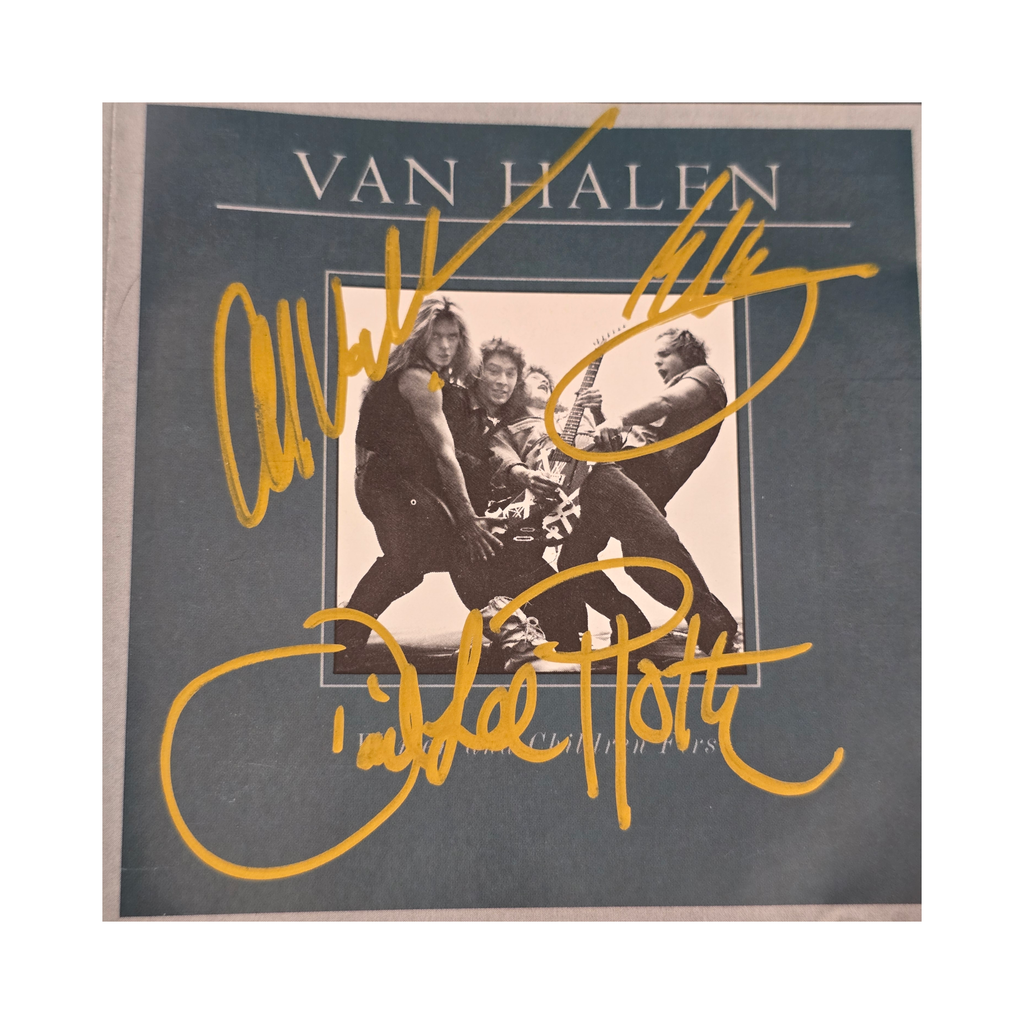 Van Halen - women and children first - signed cd by 4 band members