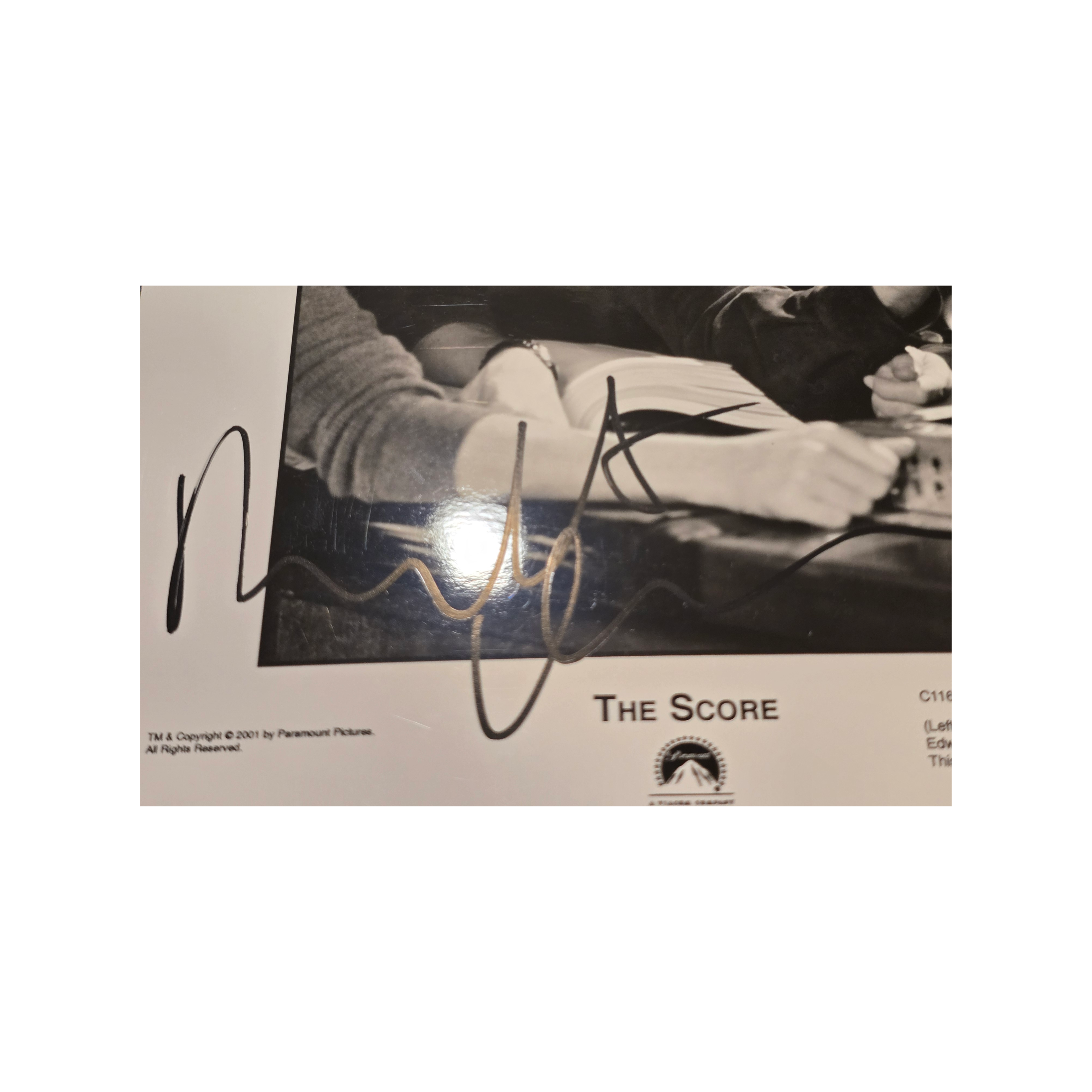 Robert De Niro - The Score 2001 - signed press photo