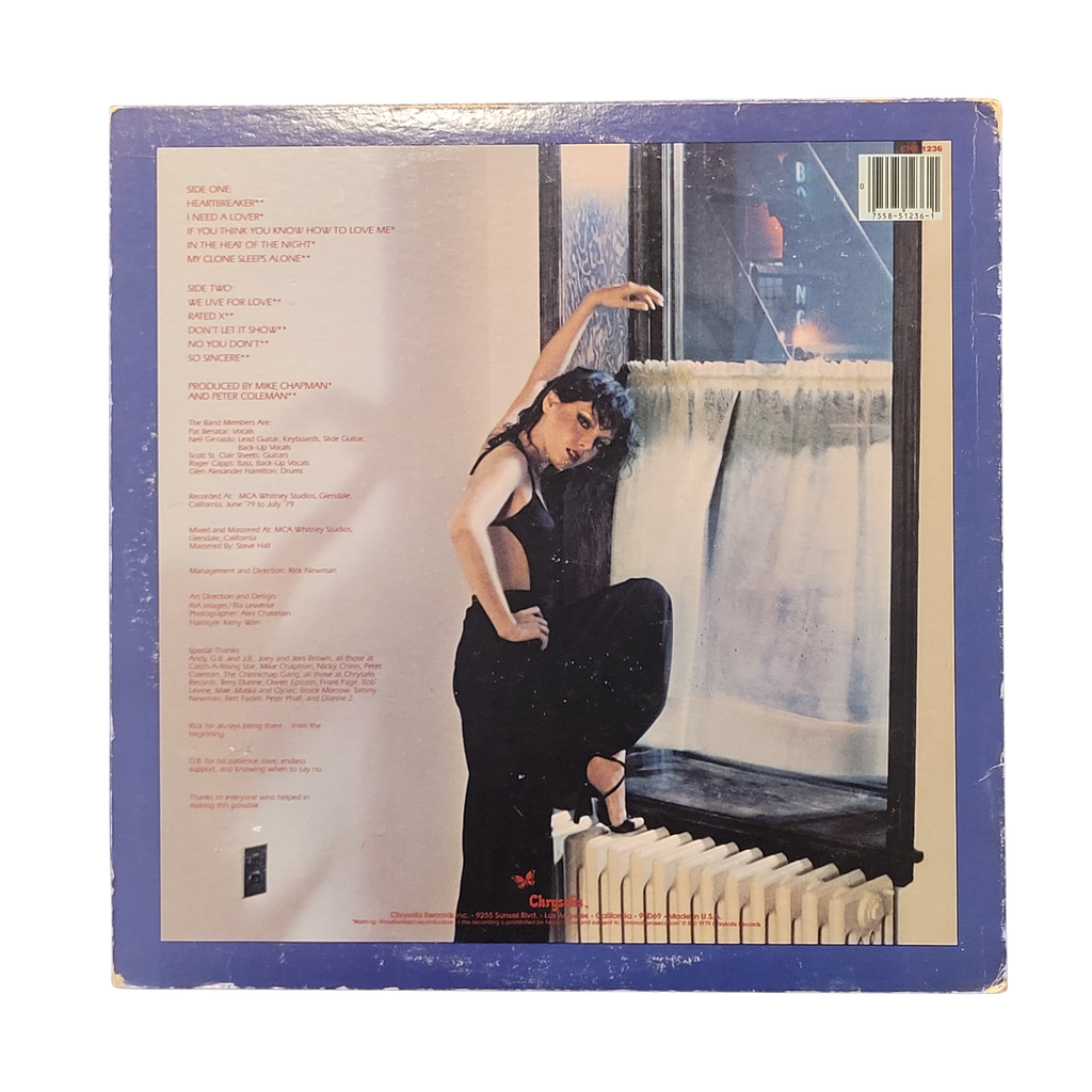 Pat Benatar - In the heat of the night - signed lp