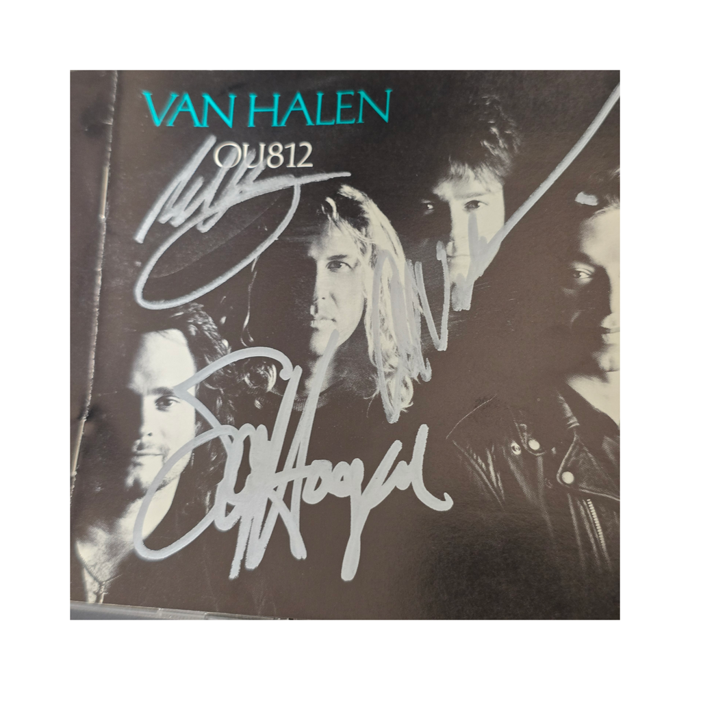 Van Halen - Signed cd - OU812 signed cd by 4 band members