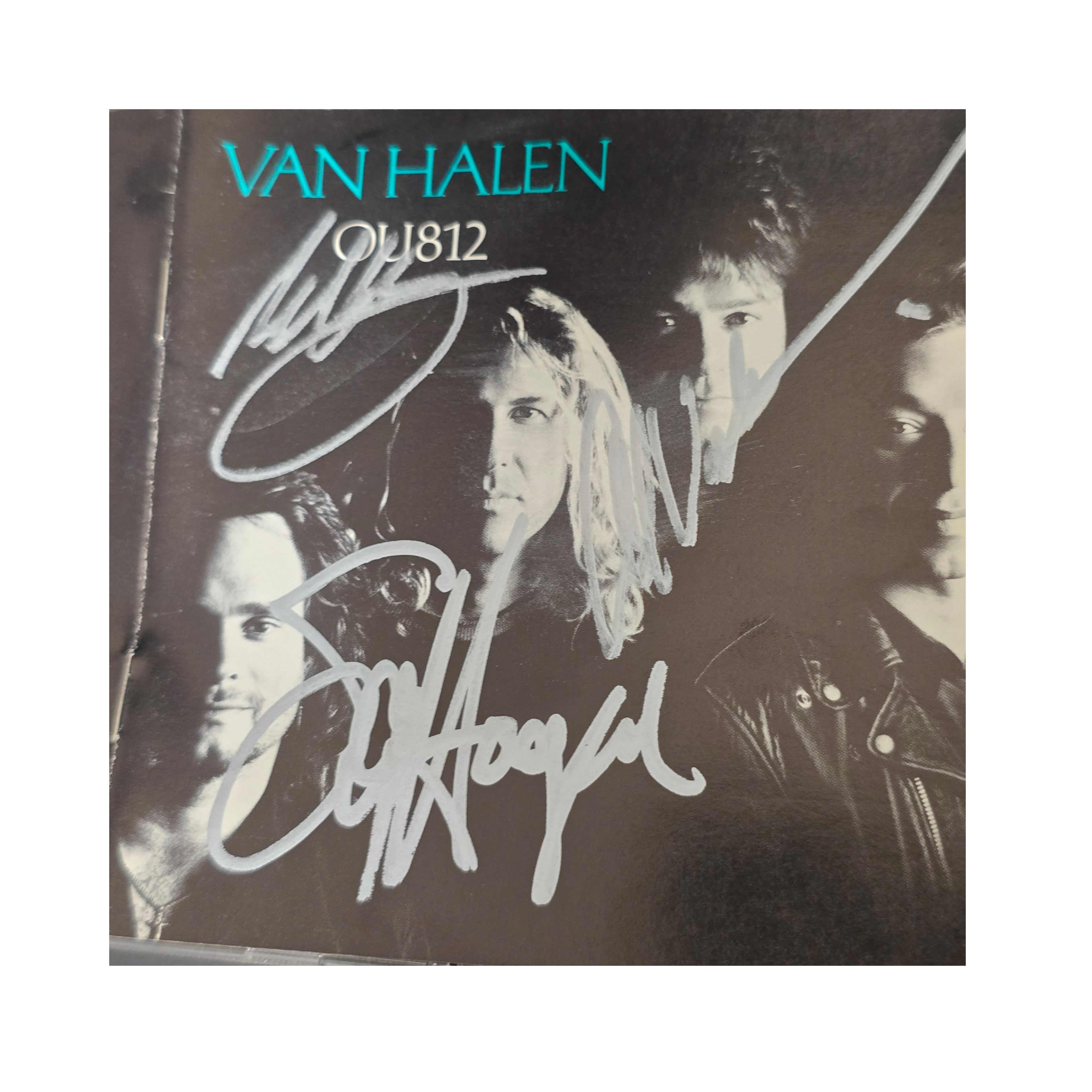 Van Halen - Signed cd - OU812 signed cd by 4 band members