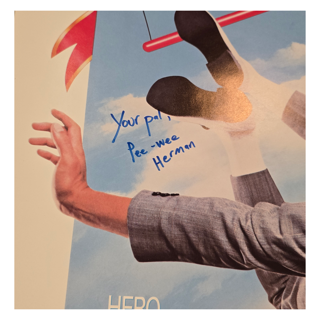 Pee Wee Herman  - Big Top Pee Wee 1988 - signed poster