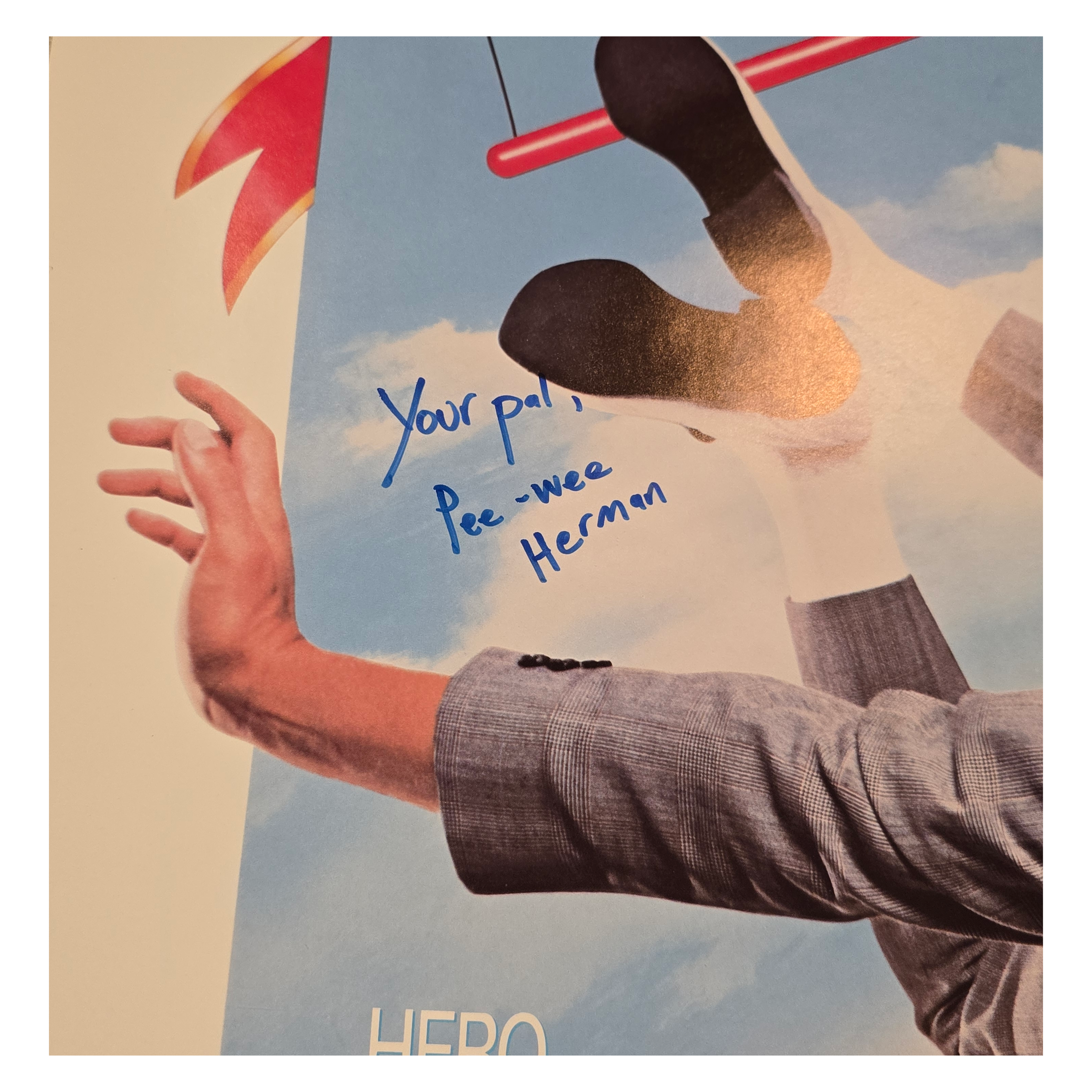 Pee Wee Herman  - Big Top Pee Wee 1988 - signed poster