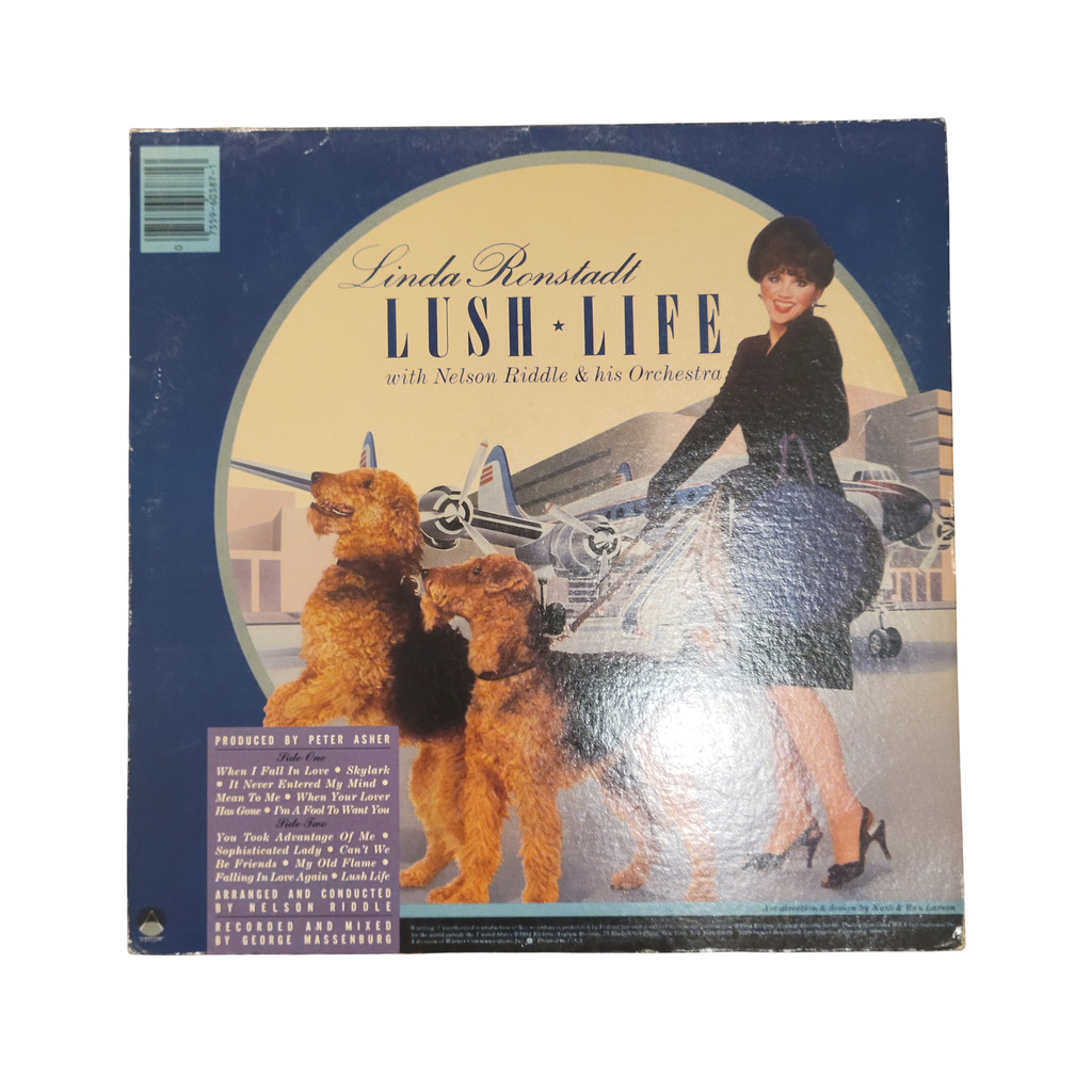 Linda Ronstadt - Lush Life -  signed lp