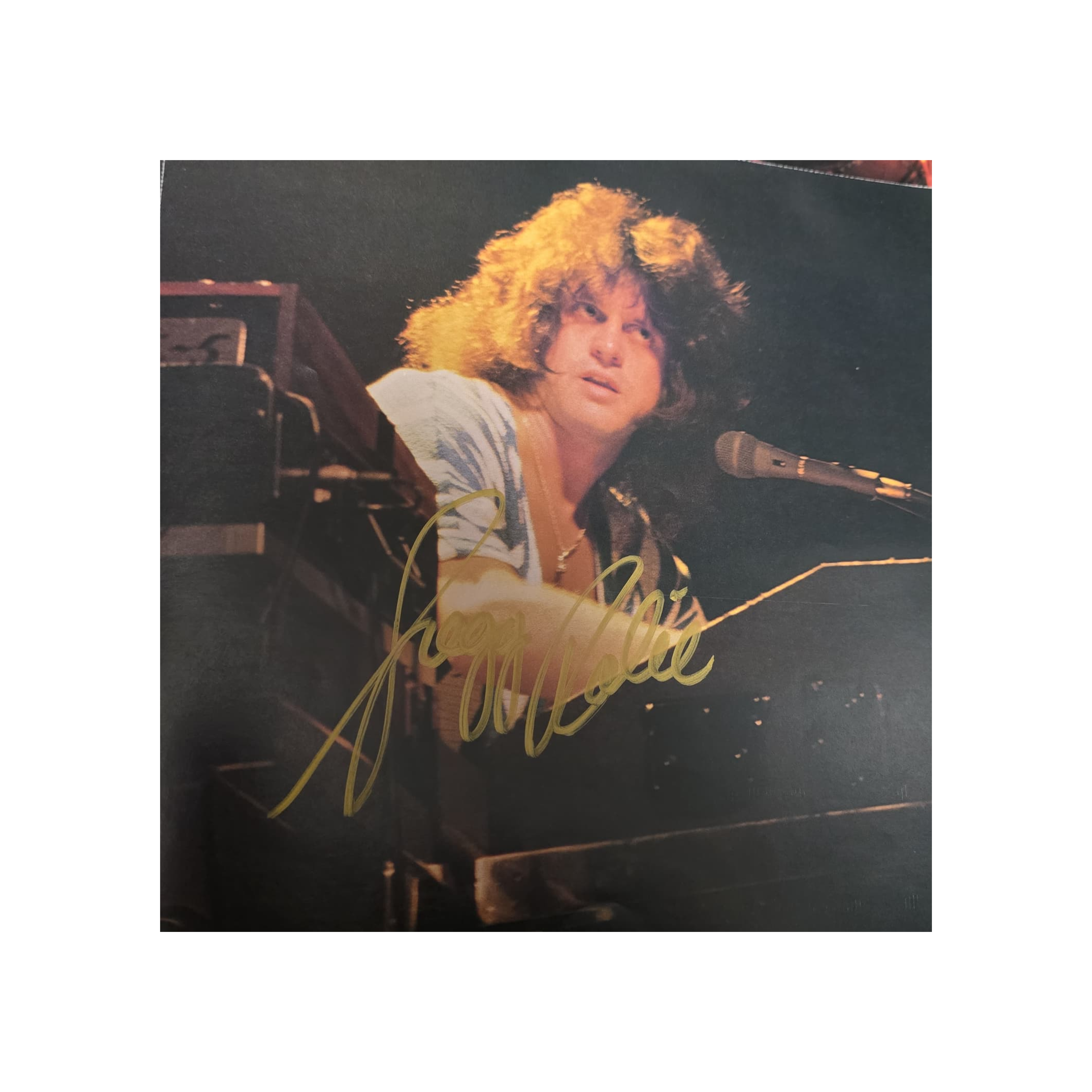 Journey - Captured 1981 - signed fold out insert by 5 band members