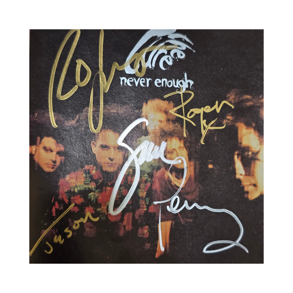 The Cure signed -  never enough - signed cd by 5 band members