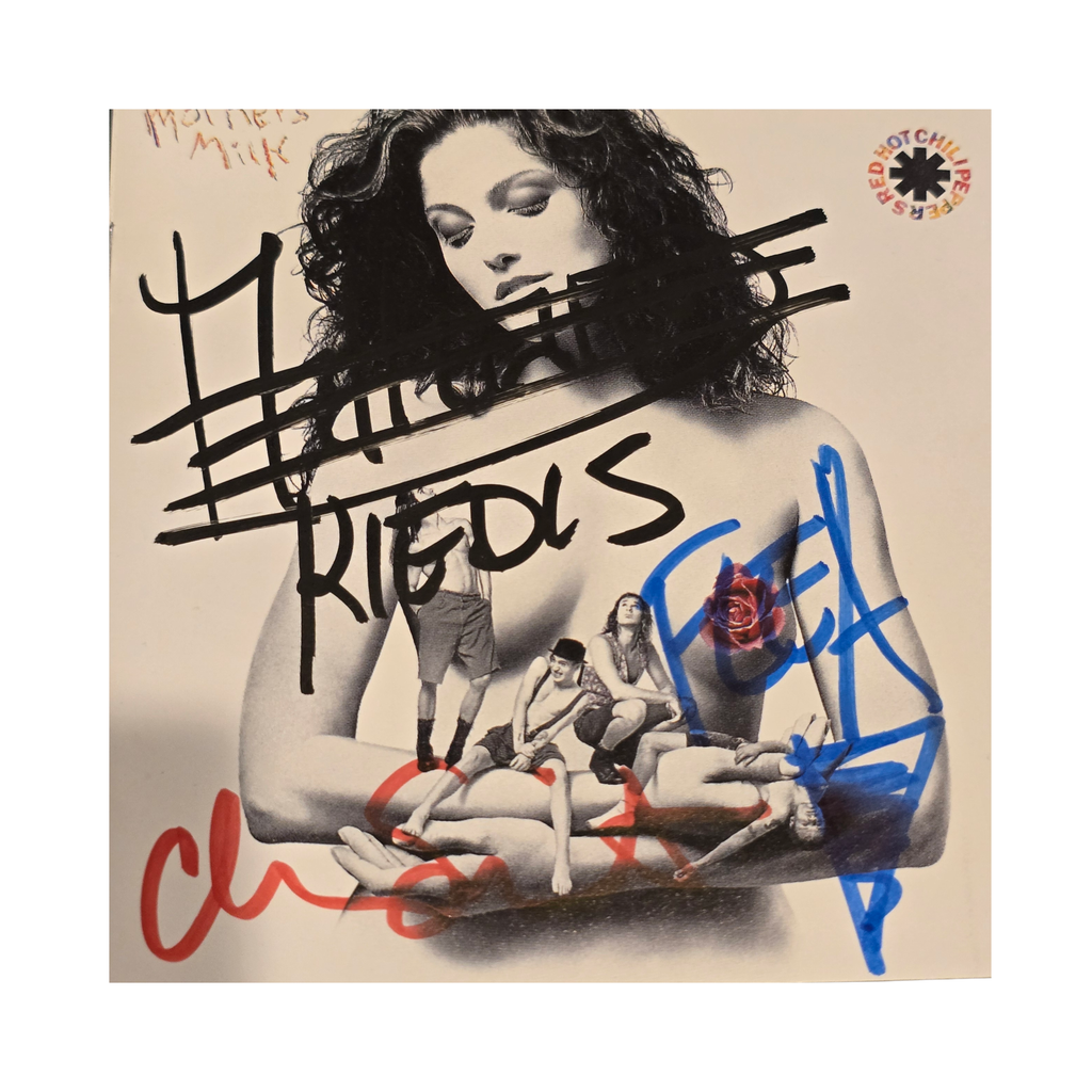 Red Hot Chili Pepper - mothers milk - signed cd by 4 band members