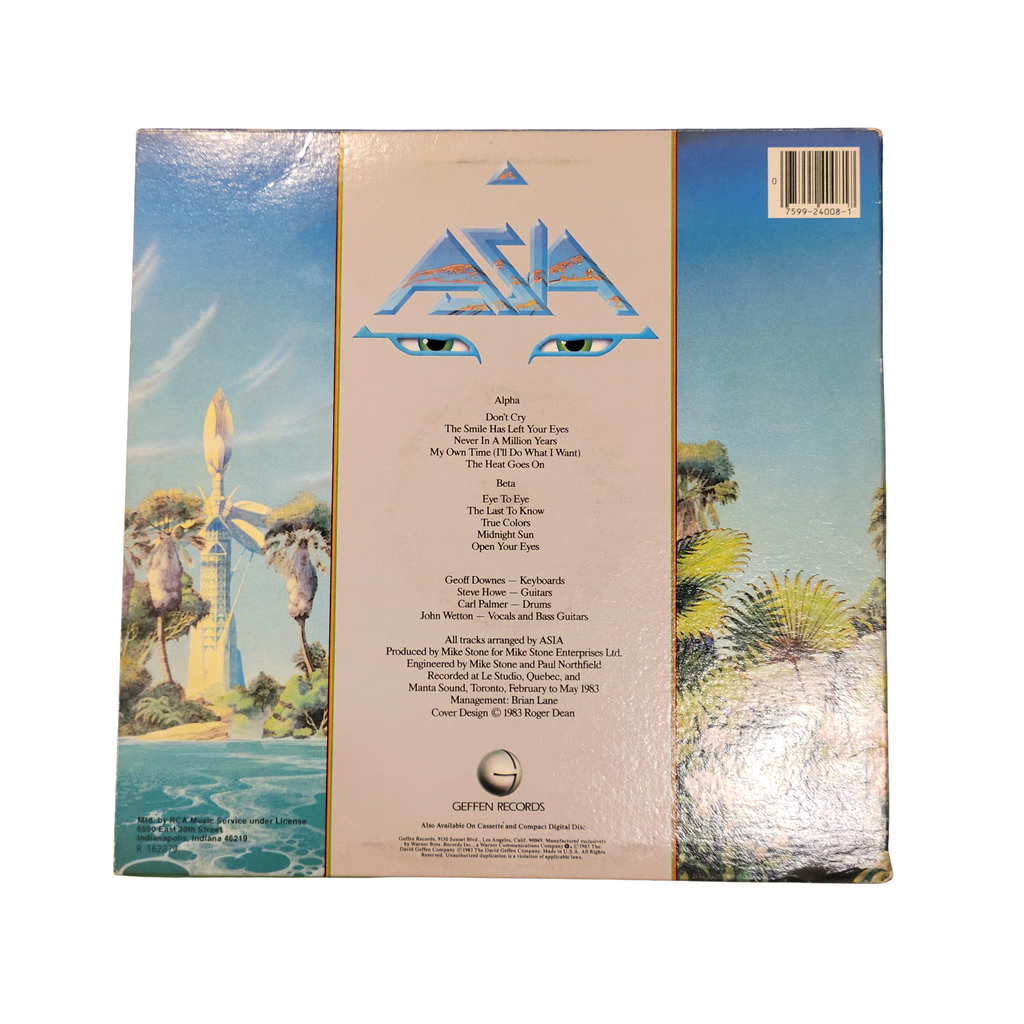 Asia - Alpha - signed lp by 4 band members