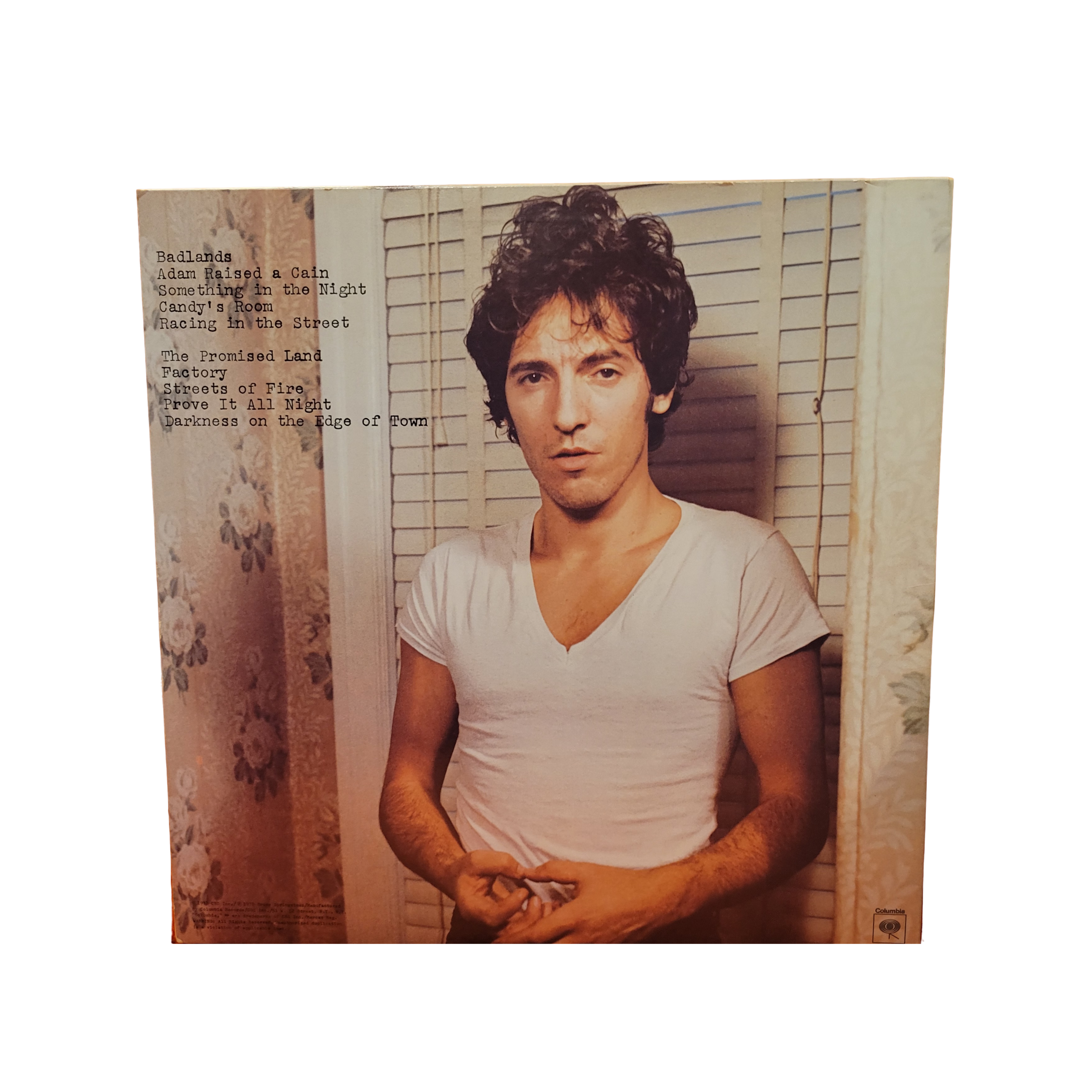 Bruce Springsteen - Darkness On The Edge Of Town 1978 - signed lp