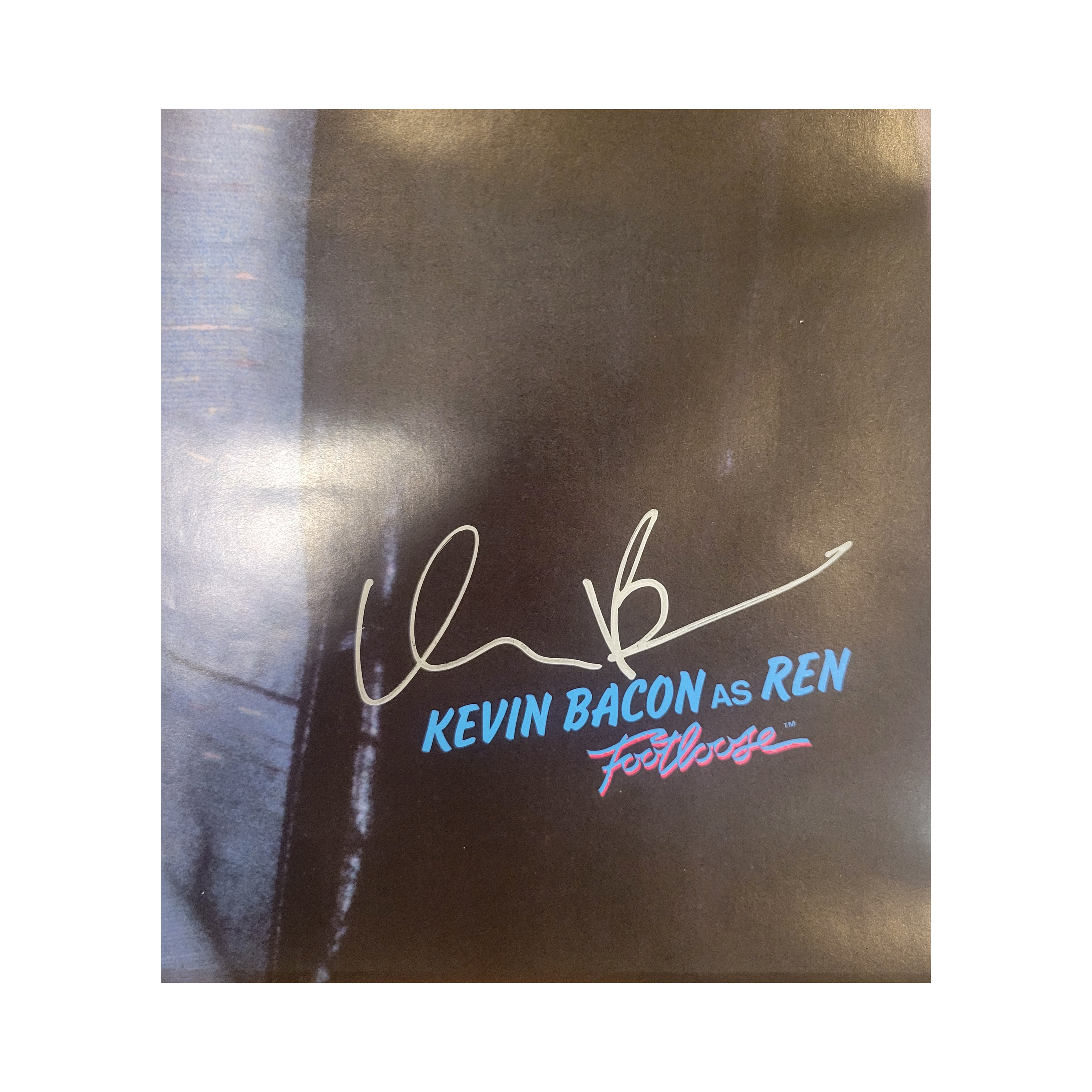 Kevin Bacon - Footloose 1984 - signed poster