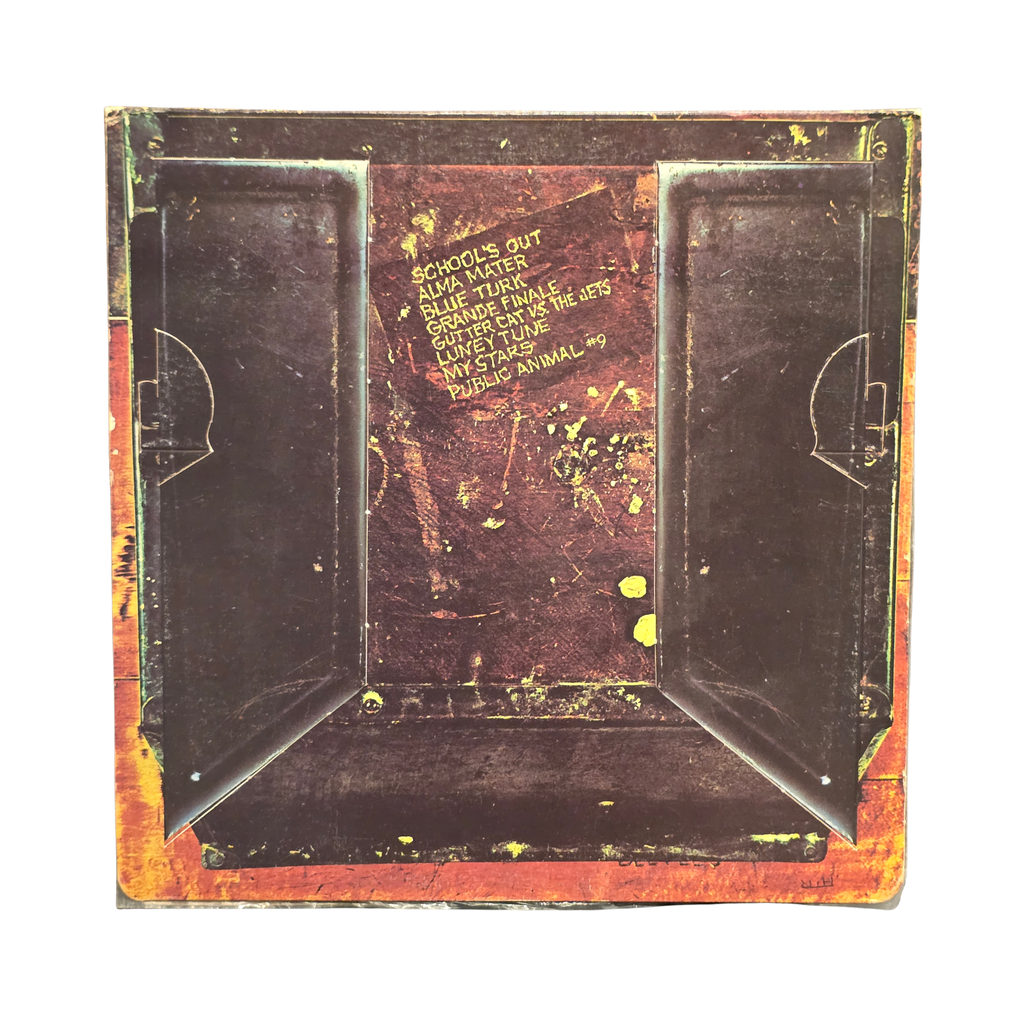 Alice Cooper -  Schools Out Green label - signed lp by 4 band members