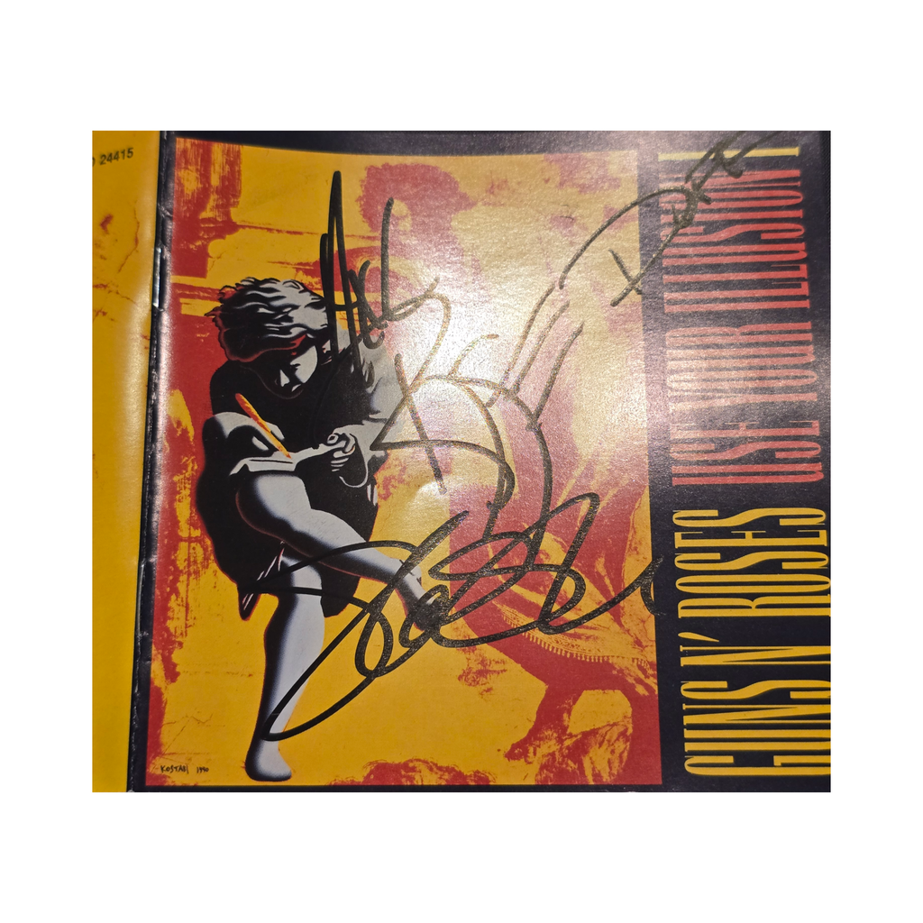 Guns N Roses - Use Your Illusion - signed cd by 6 band members