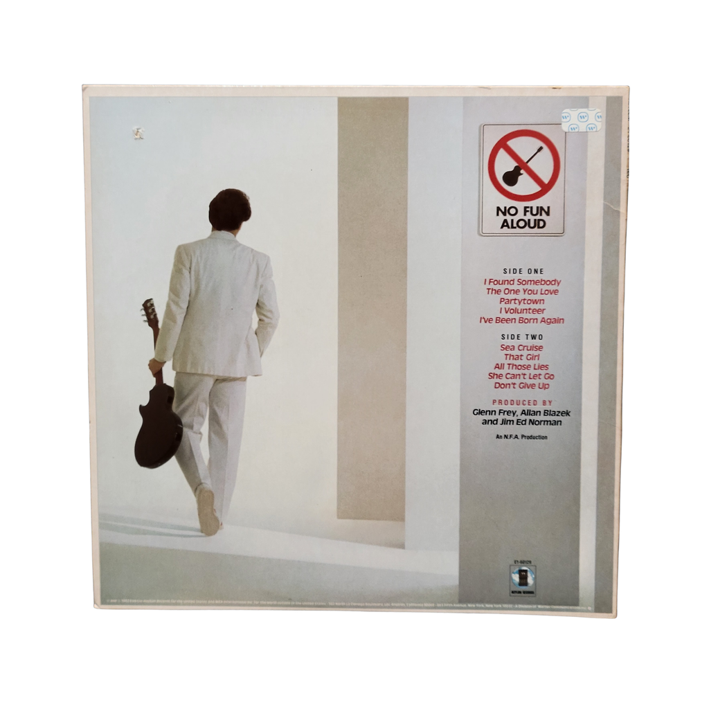 Glenn Frey - No Fun Aloud - signed lp