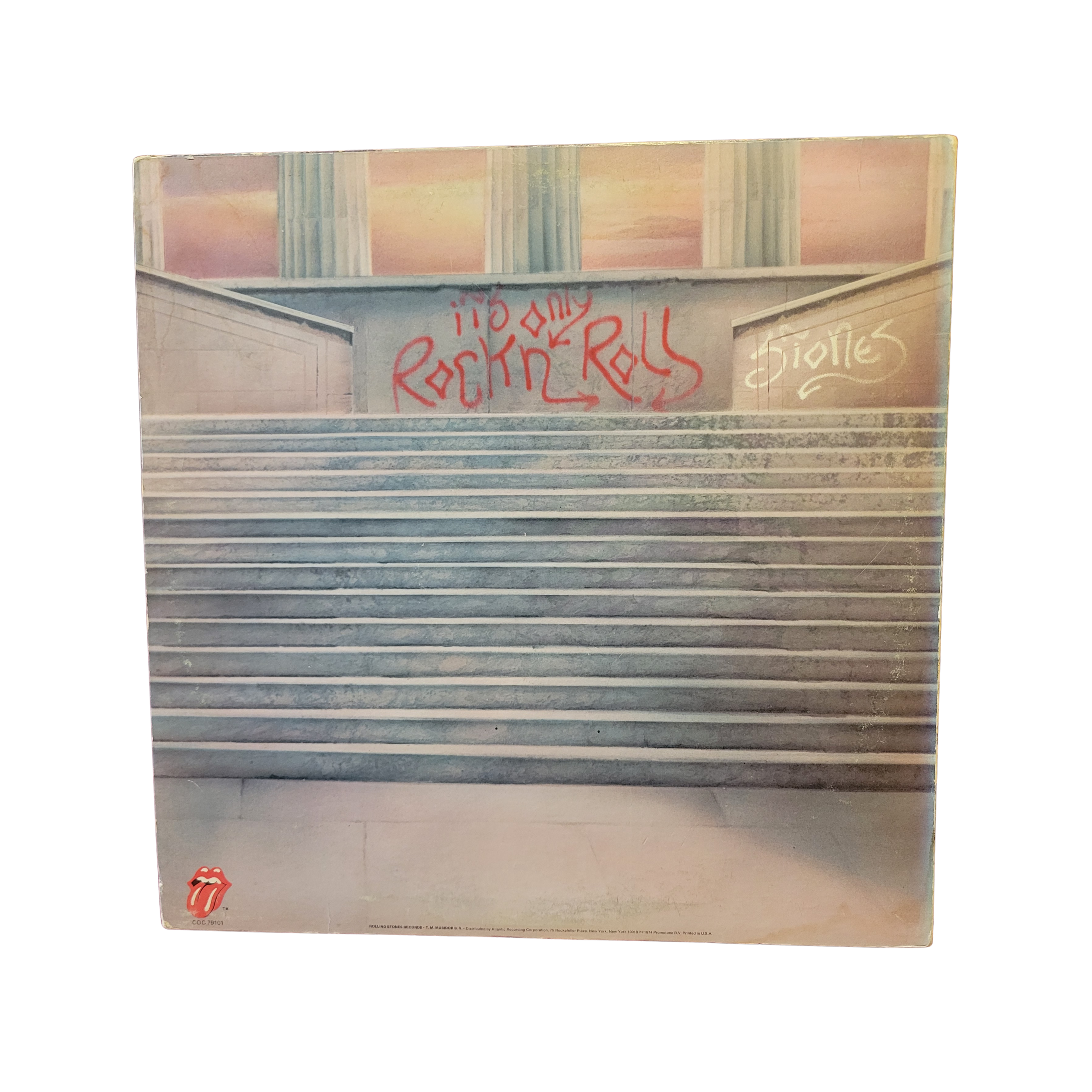 Rolling Stones - Its only Rock and Roll - signed lp by 5 band members