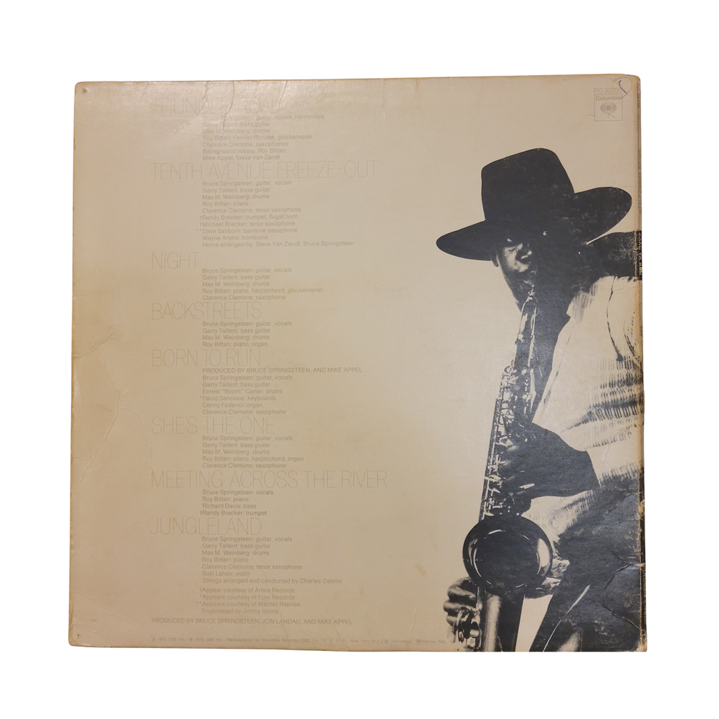 Bruce Springsteen - Born To Run - signed lp