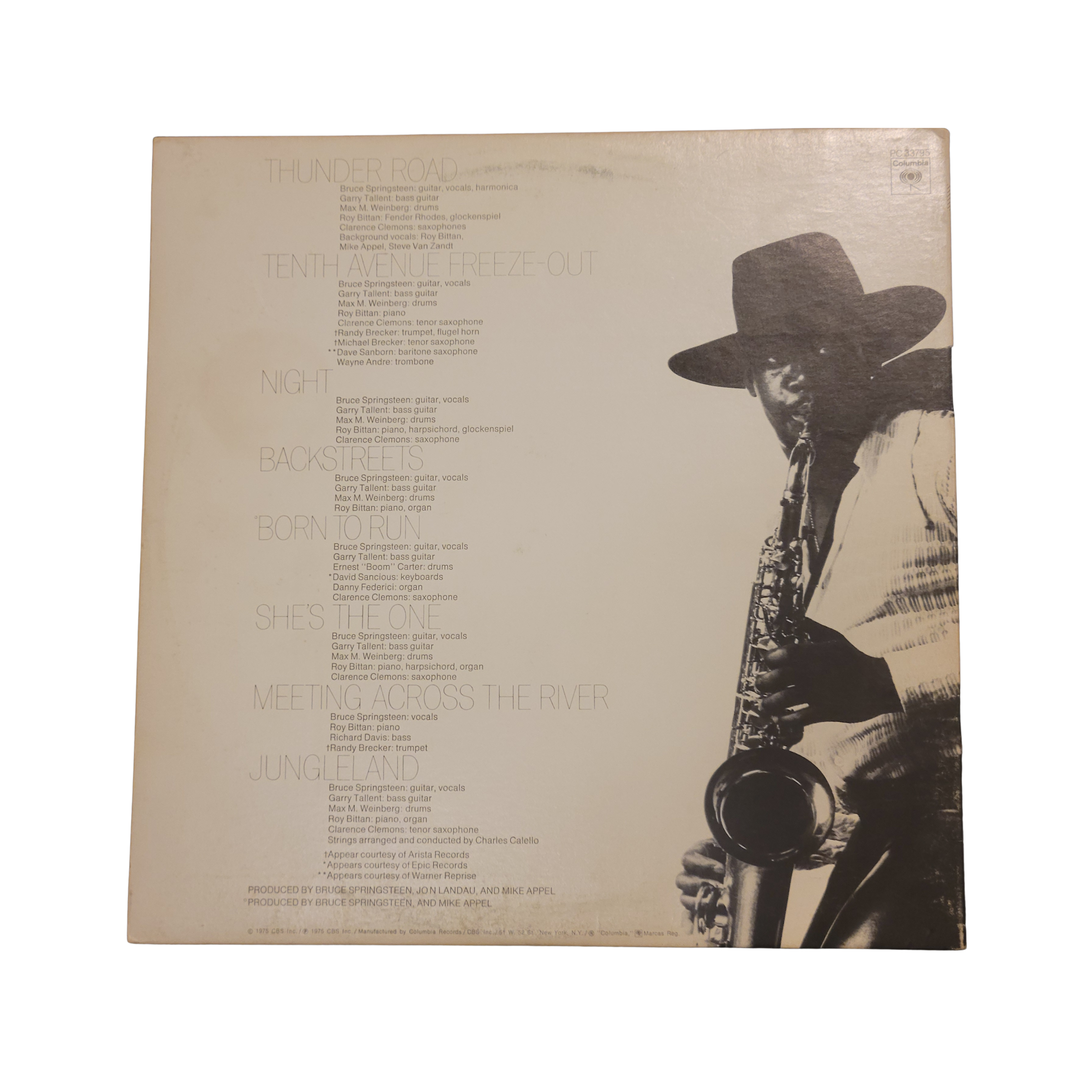 Bruce Springsteen  - Born To Run -  signed lp