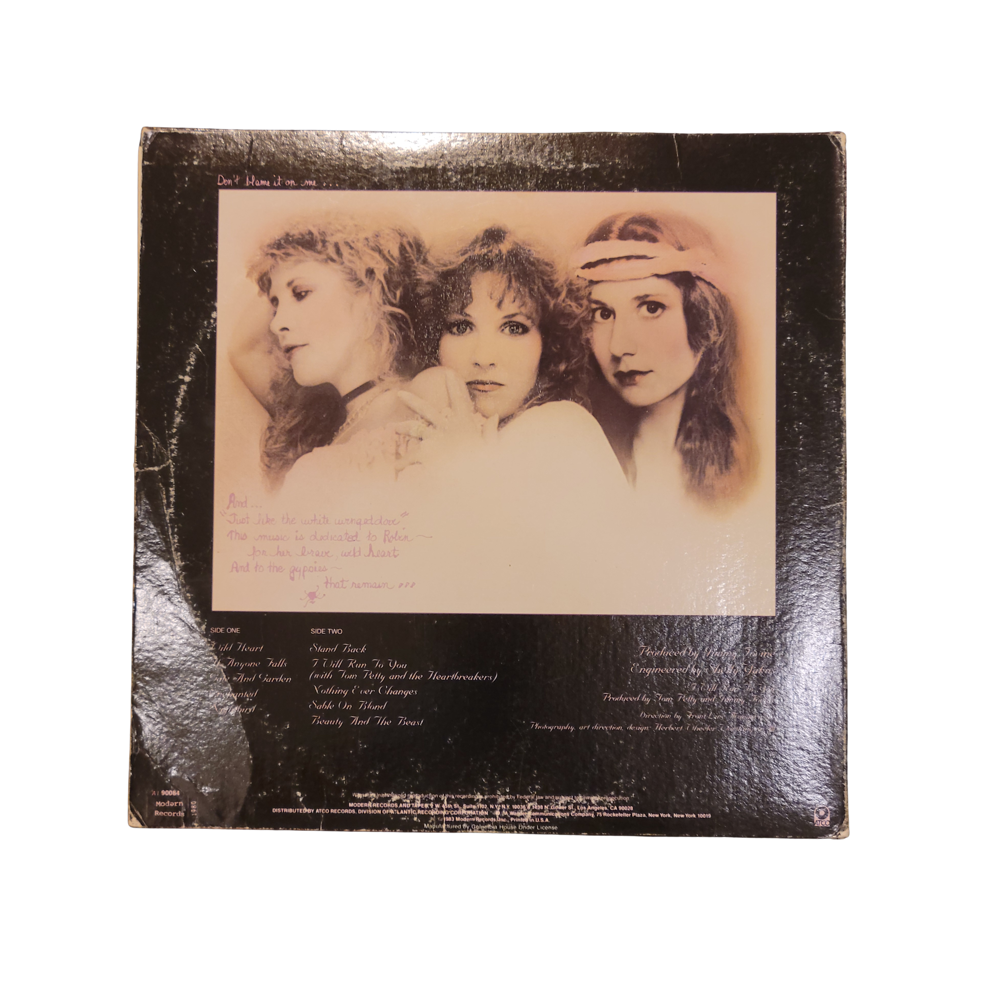 Stevie Nicks - The Wild Heart -  signed lp