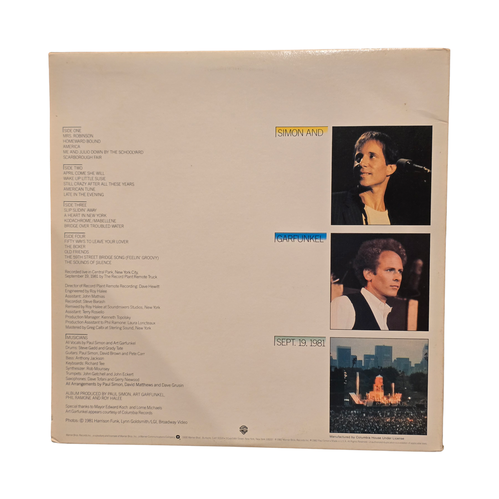 Simon And Garfunkel - The Concert In Central Park - signed lp
