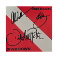 Van Halen -  Diver Down - signed cd by 4 band members