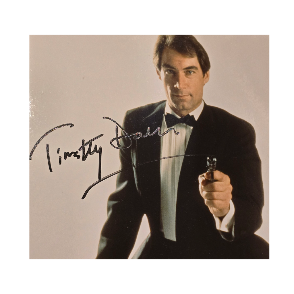 Timothy Dalton  - James Bond 1989 -  signed 8x10 photo