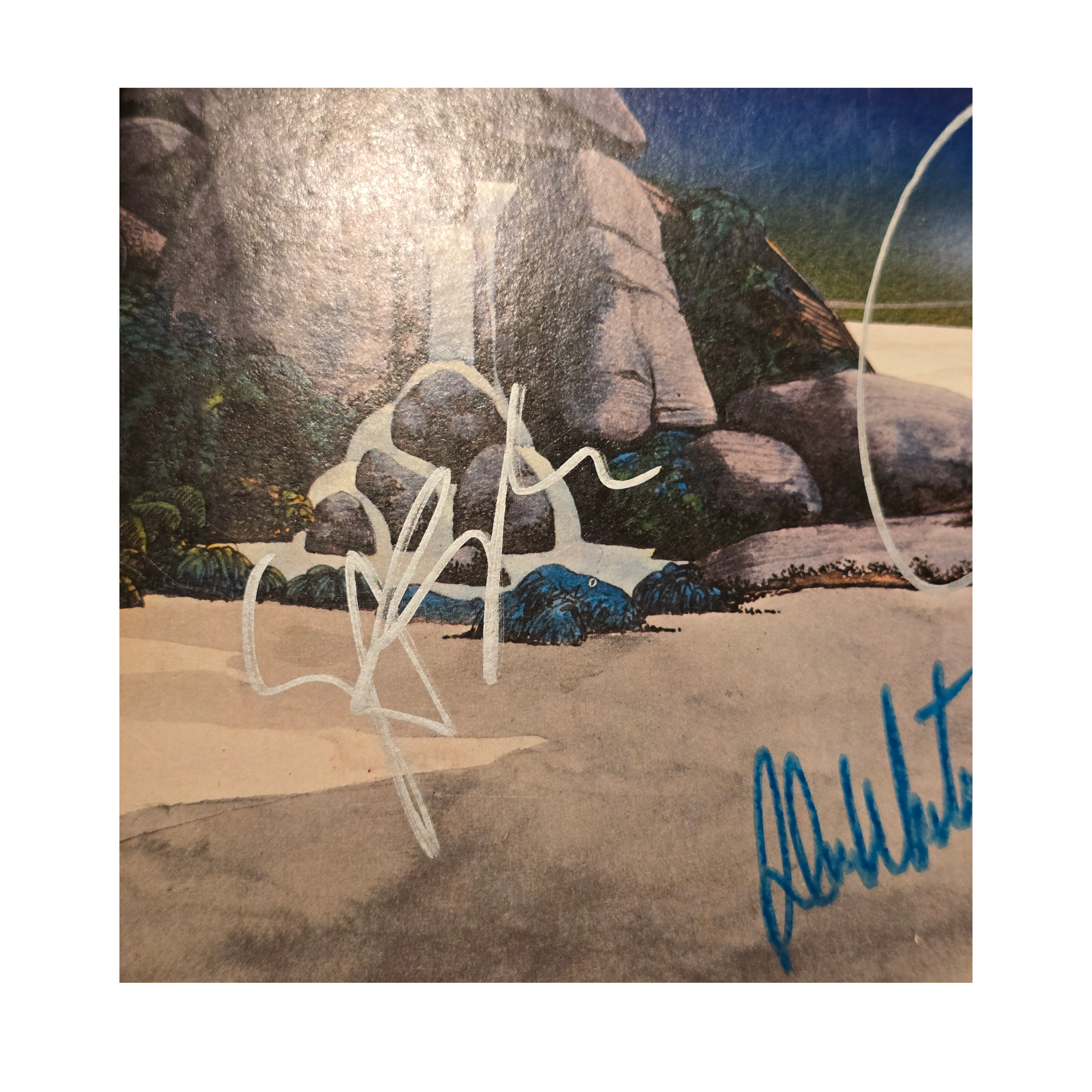 Yes - Tales From Topographic Oceans - signed lp by 5 band members