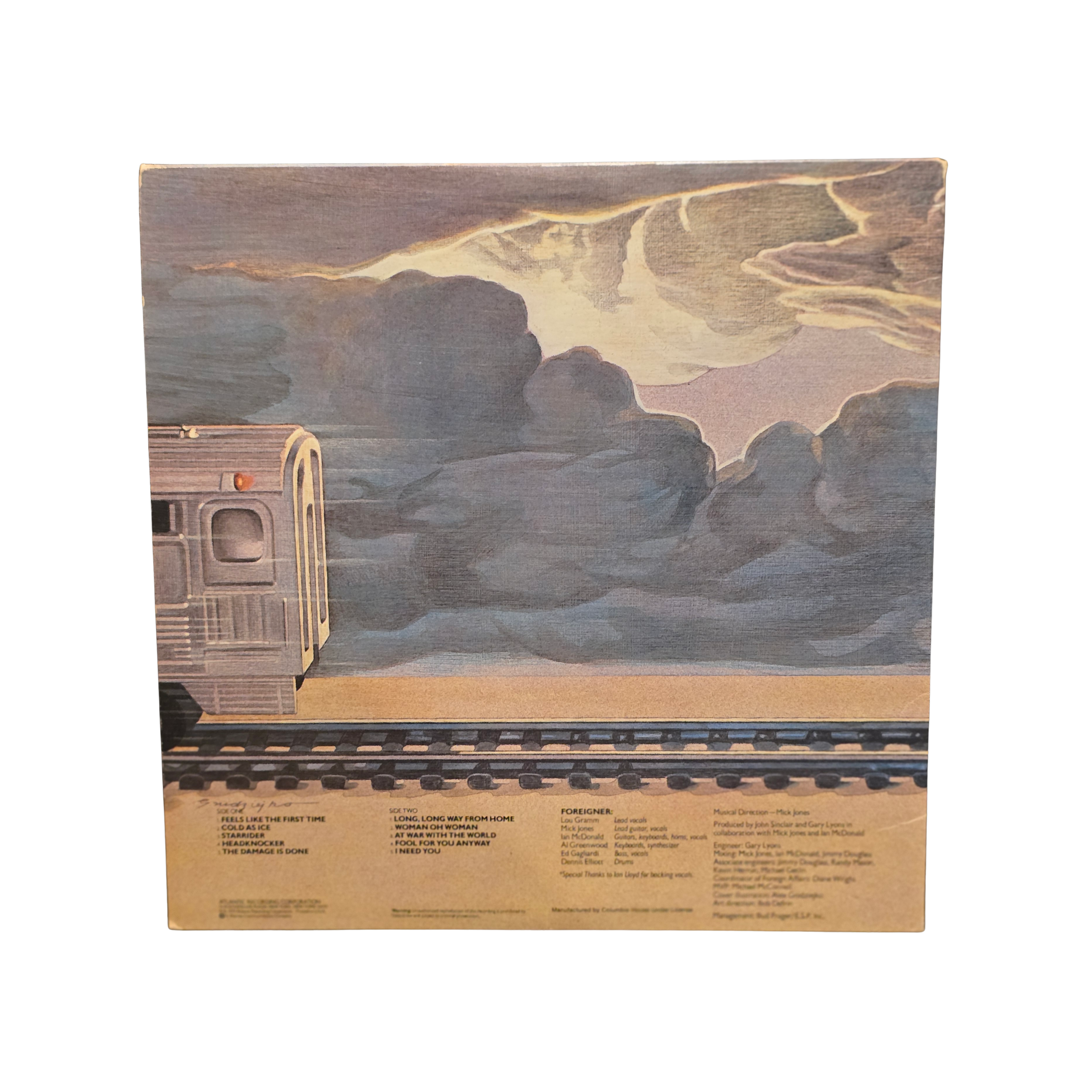 Foreigner - Self Titled - signed lp by 6 band members