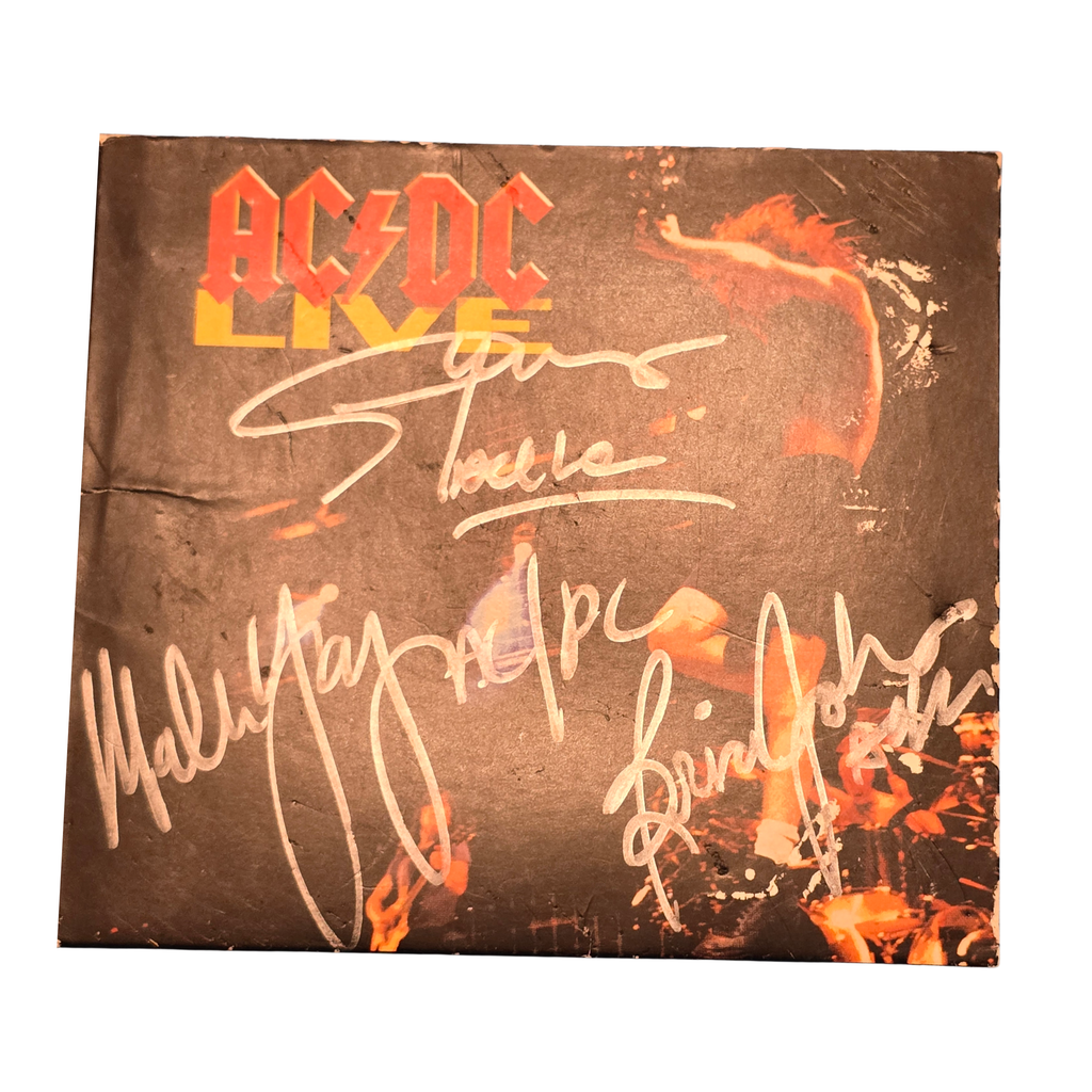 AC/DC  - Live -  signed cd by 5 band members