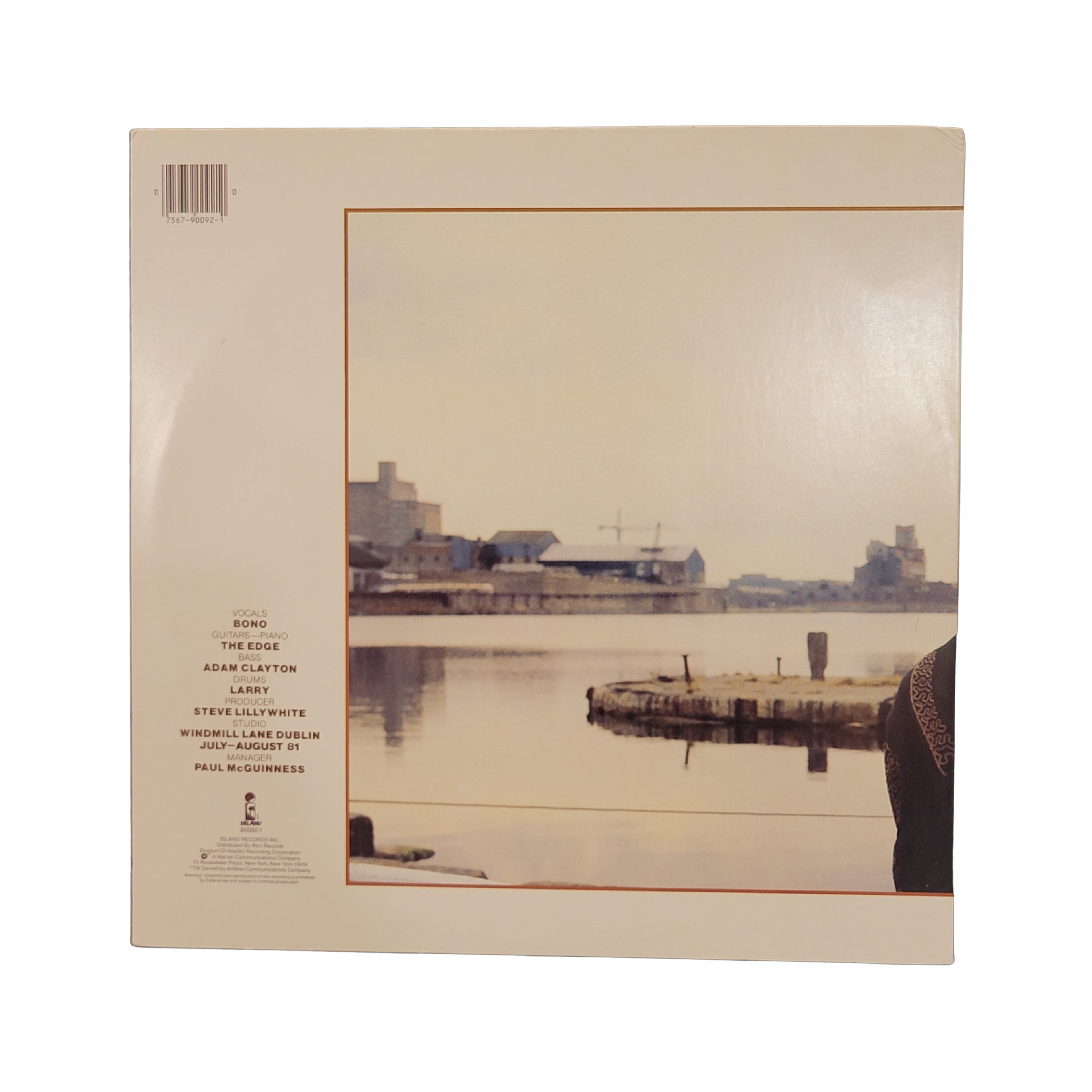 U2 - October - signed lp by 4 band members
