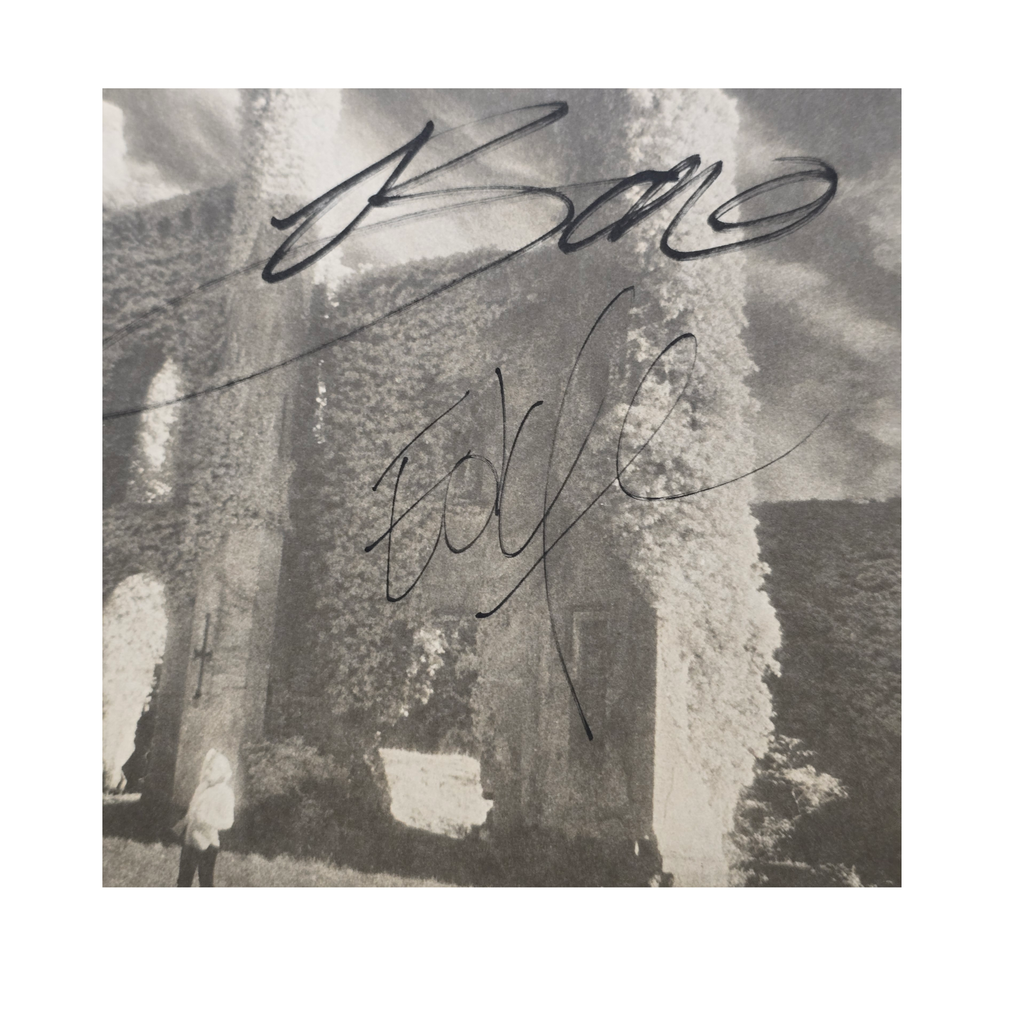 U2 - The Unforgettable Fire - signed lp by 4 band members