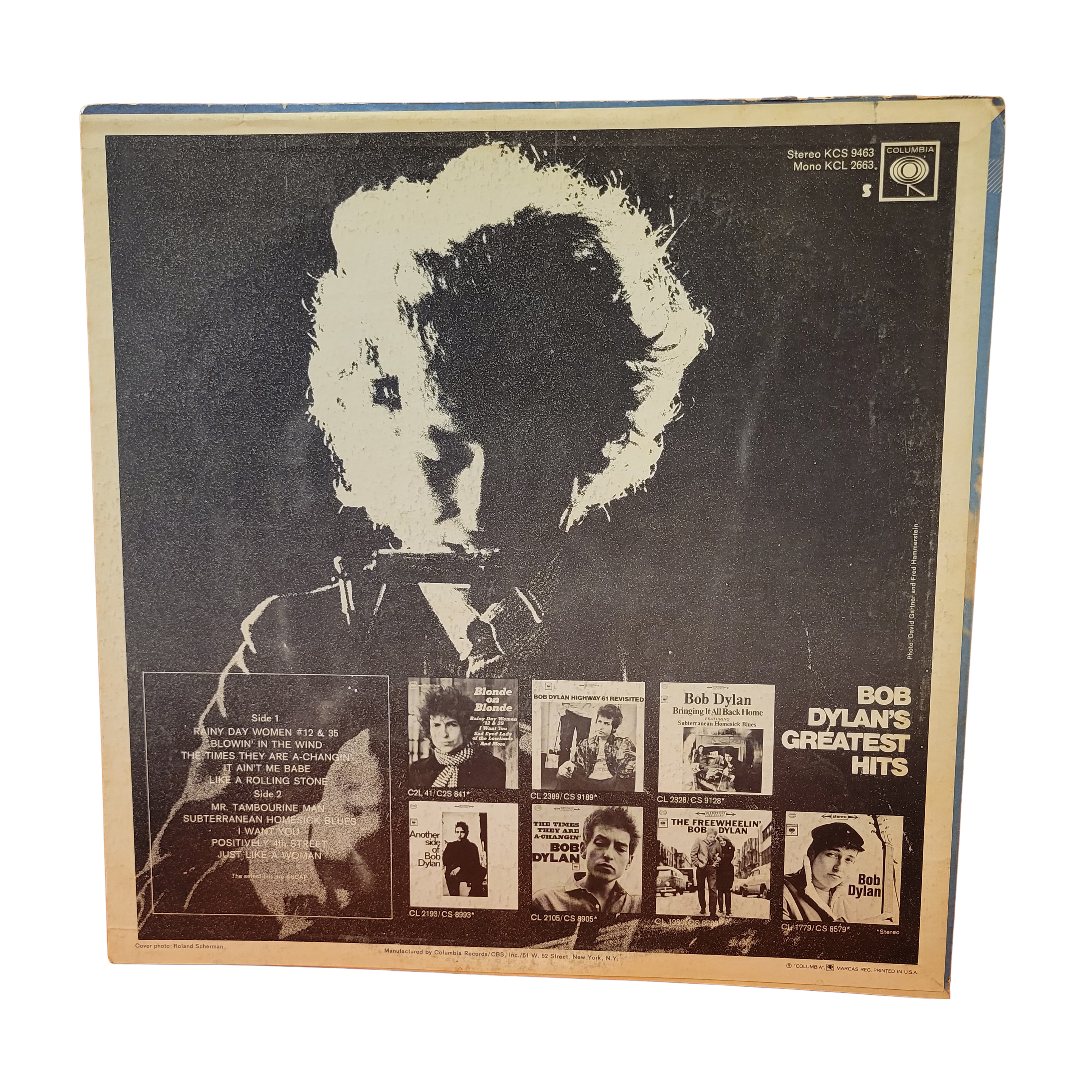 Bob Dylan - Greatest Hits 1 - signed lp
