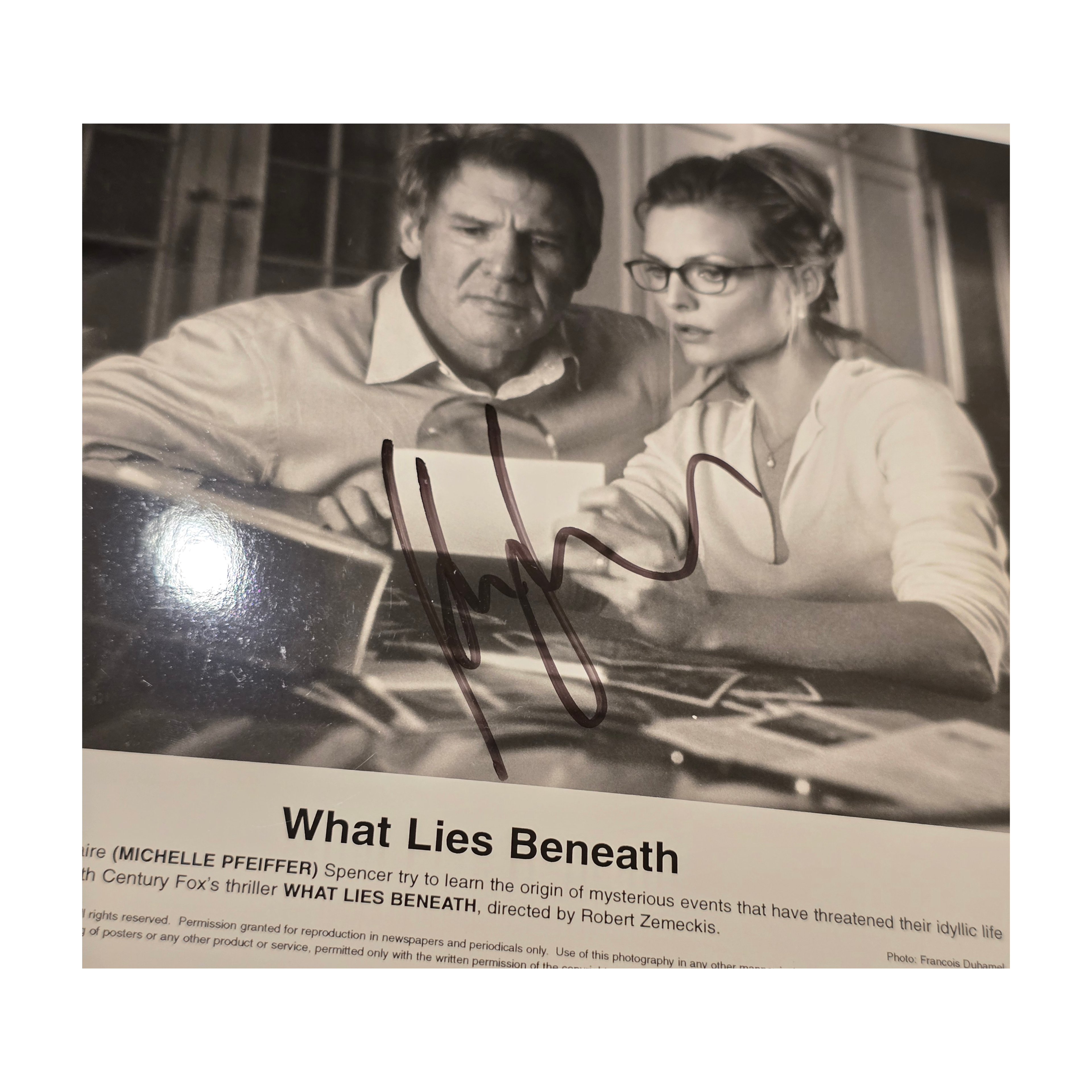 Harrison Ford - Random Hearts  -  signed press photo