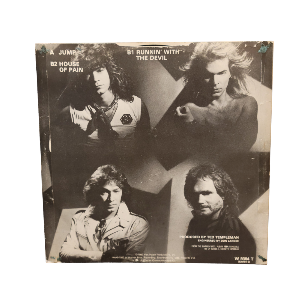 Van Halen - Jump -  signed 12 inch lp by 4 band members