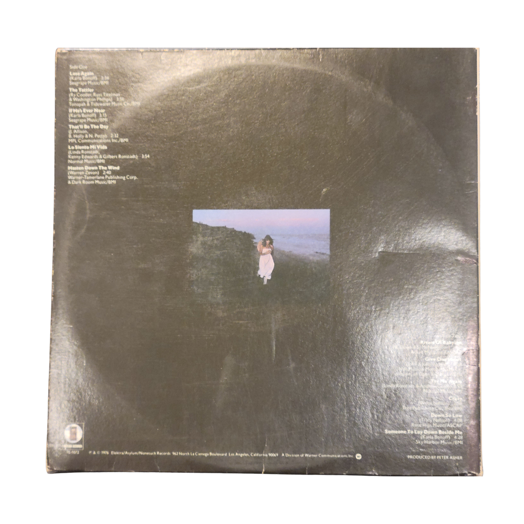 Linda Ronstadt - Hasten Down the Wind - signed lp