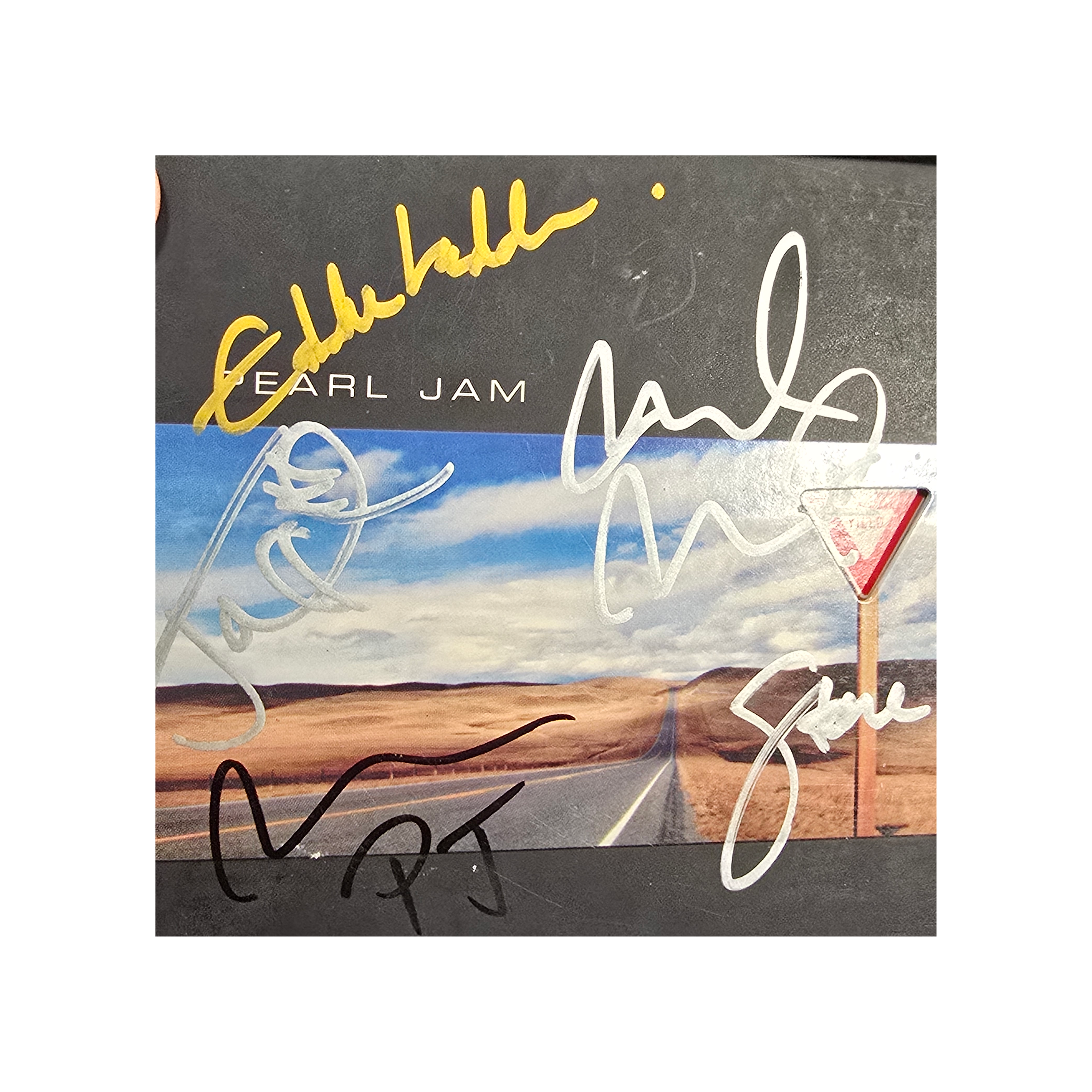 Pearl Jam - Yield - signed cd by 5 band members