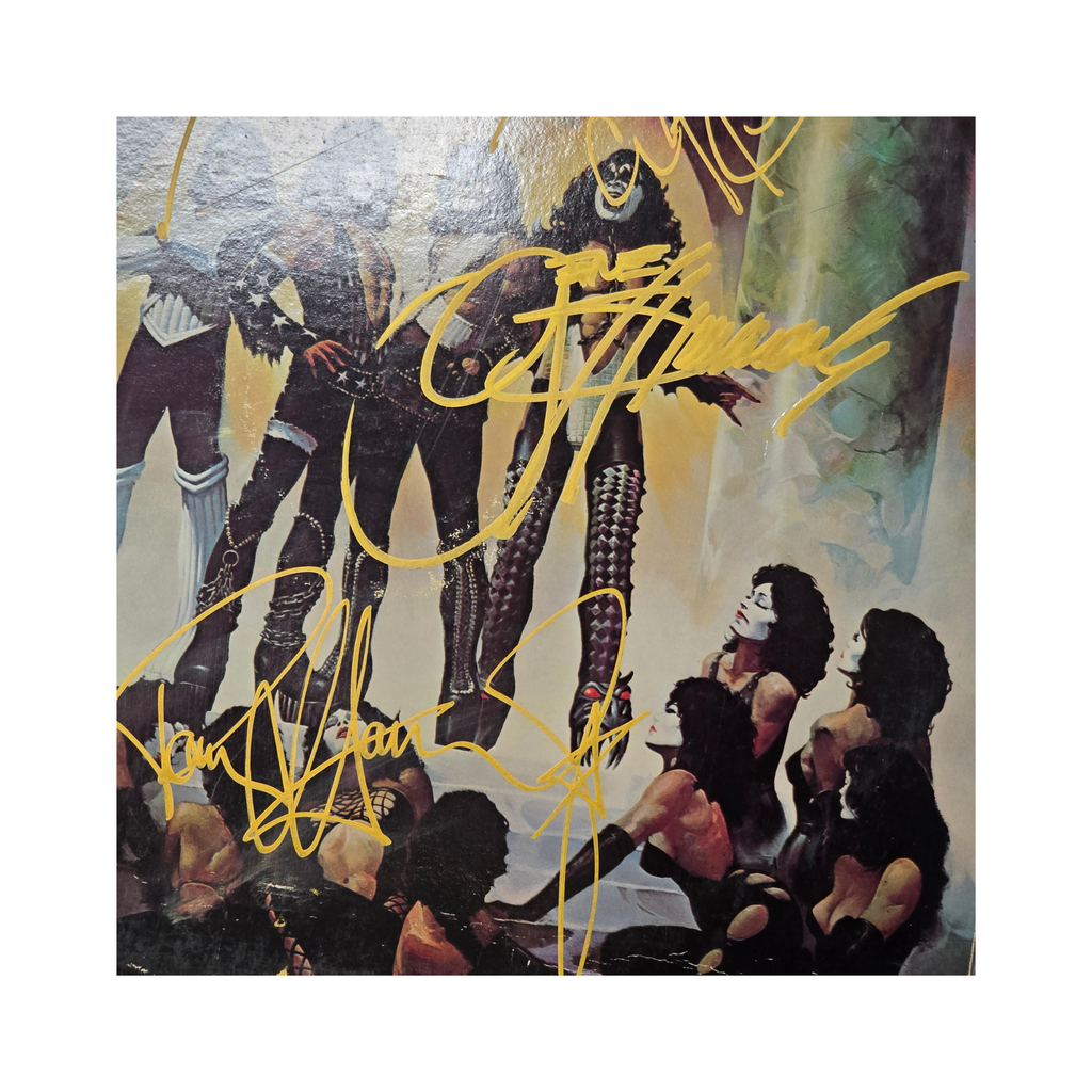 Kiss - Love Gun - signed lp by 4 band members