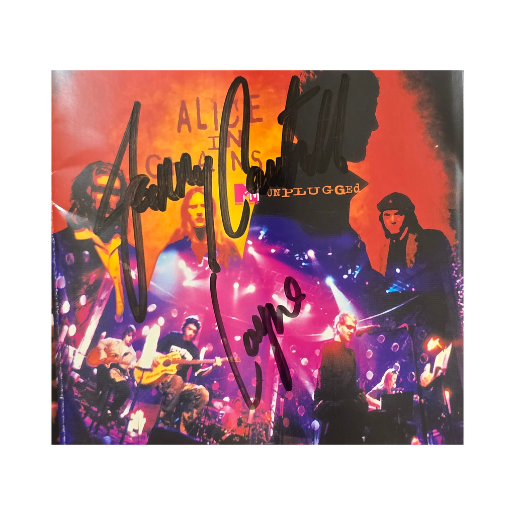 Alice In Chain - Unplugged -  signed cd by 4 band members